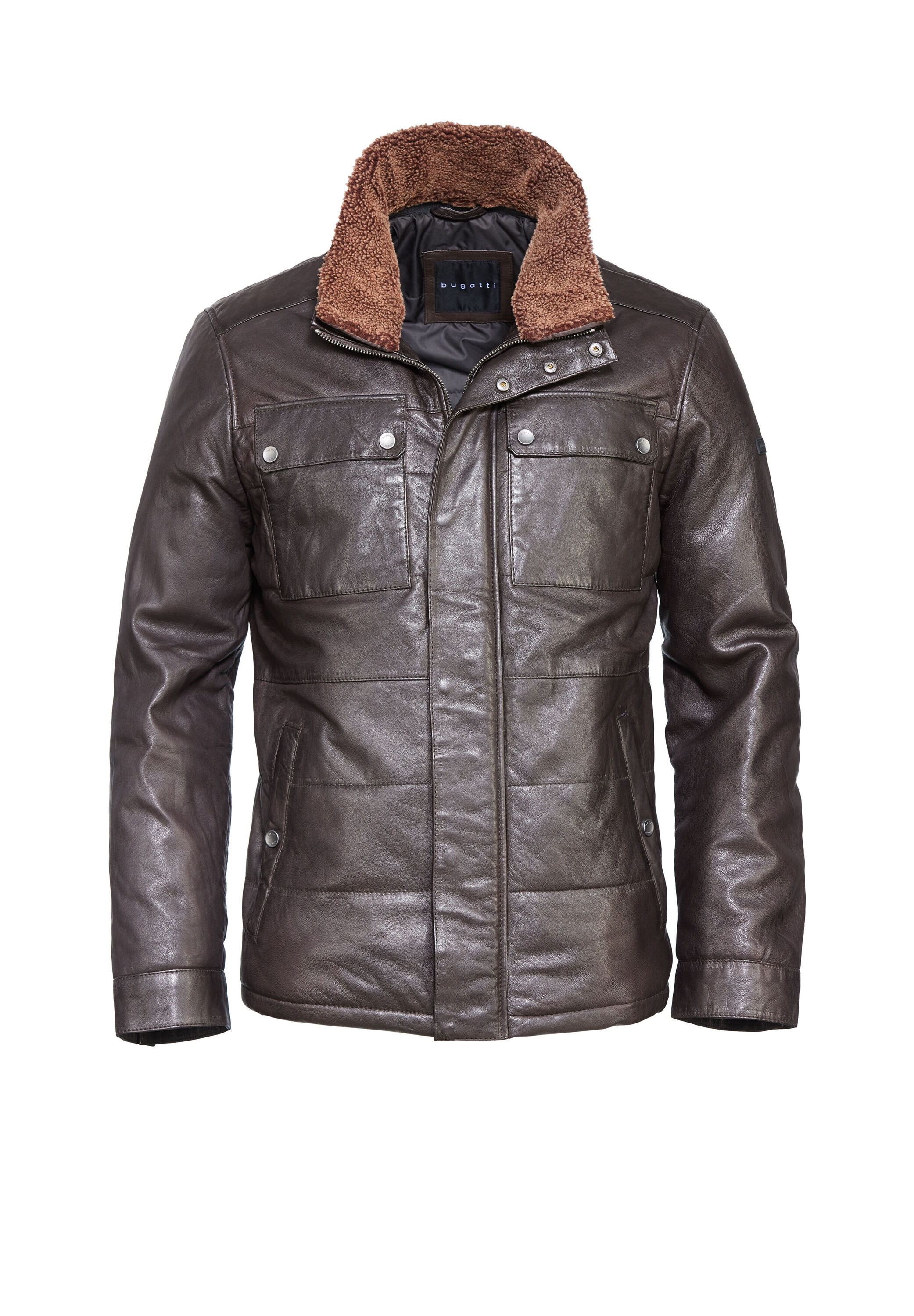 bugatti Blouson »BUMARCELLO« ohne Kapuze mit weichem Stehkragen