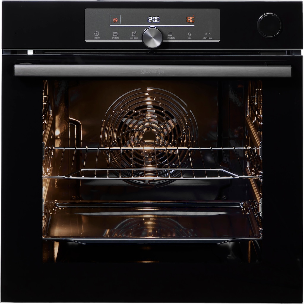 GORENJE Backofen »BPSA6747A08«, BPSA6747A08BG, mit 2-fach-Teleskopauszug, Pyrolyse-Selbstreinigung