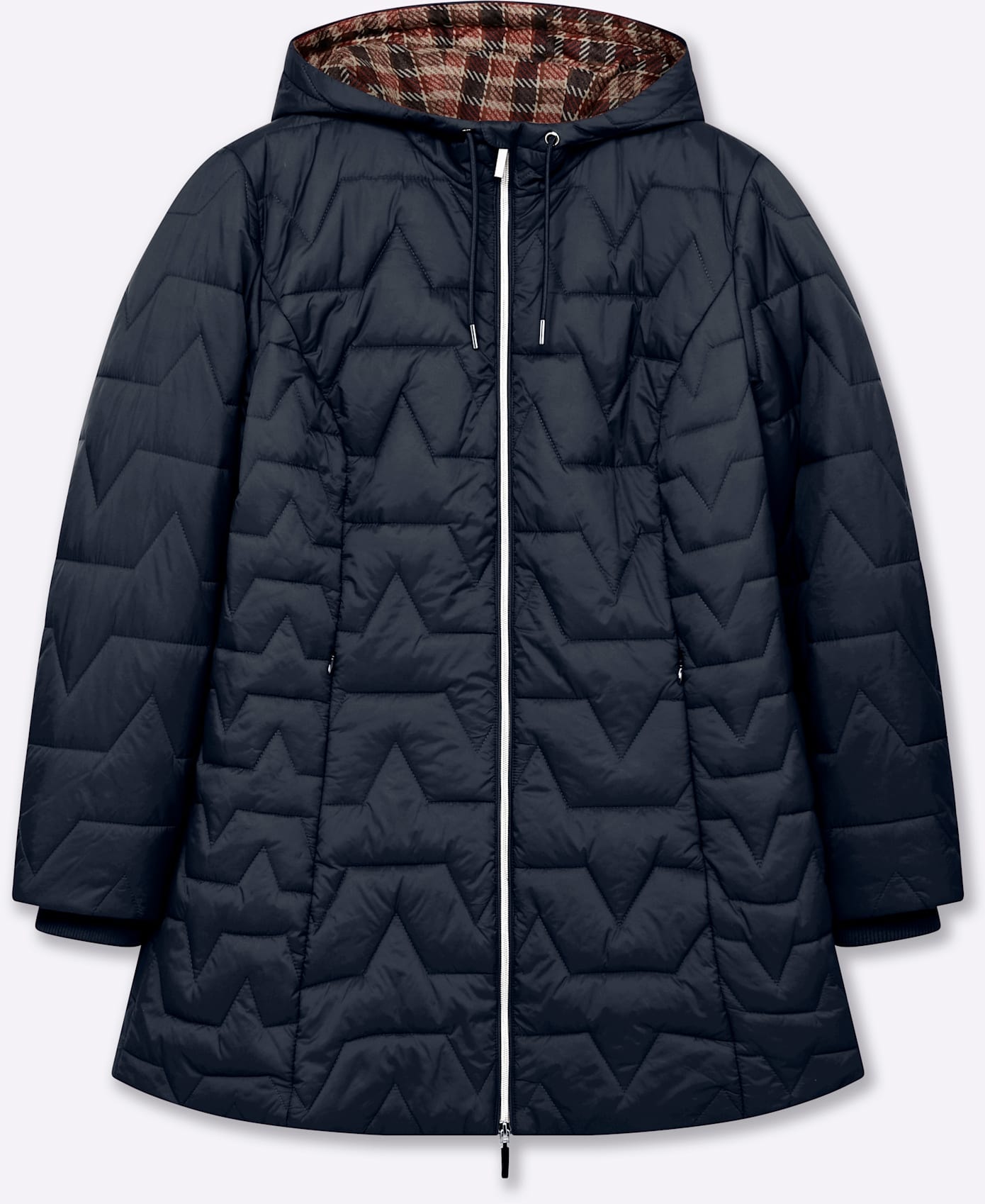 Sheego Steppjacke mit Kapuze