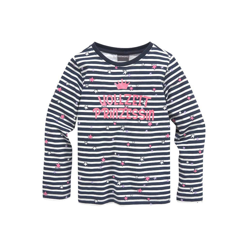 KIDSWORLD Langarmshirt »Vollzeit Prinzessin«