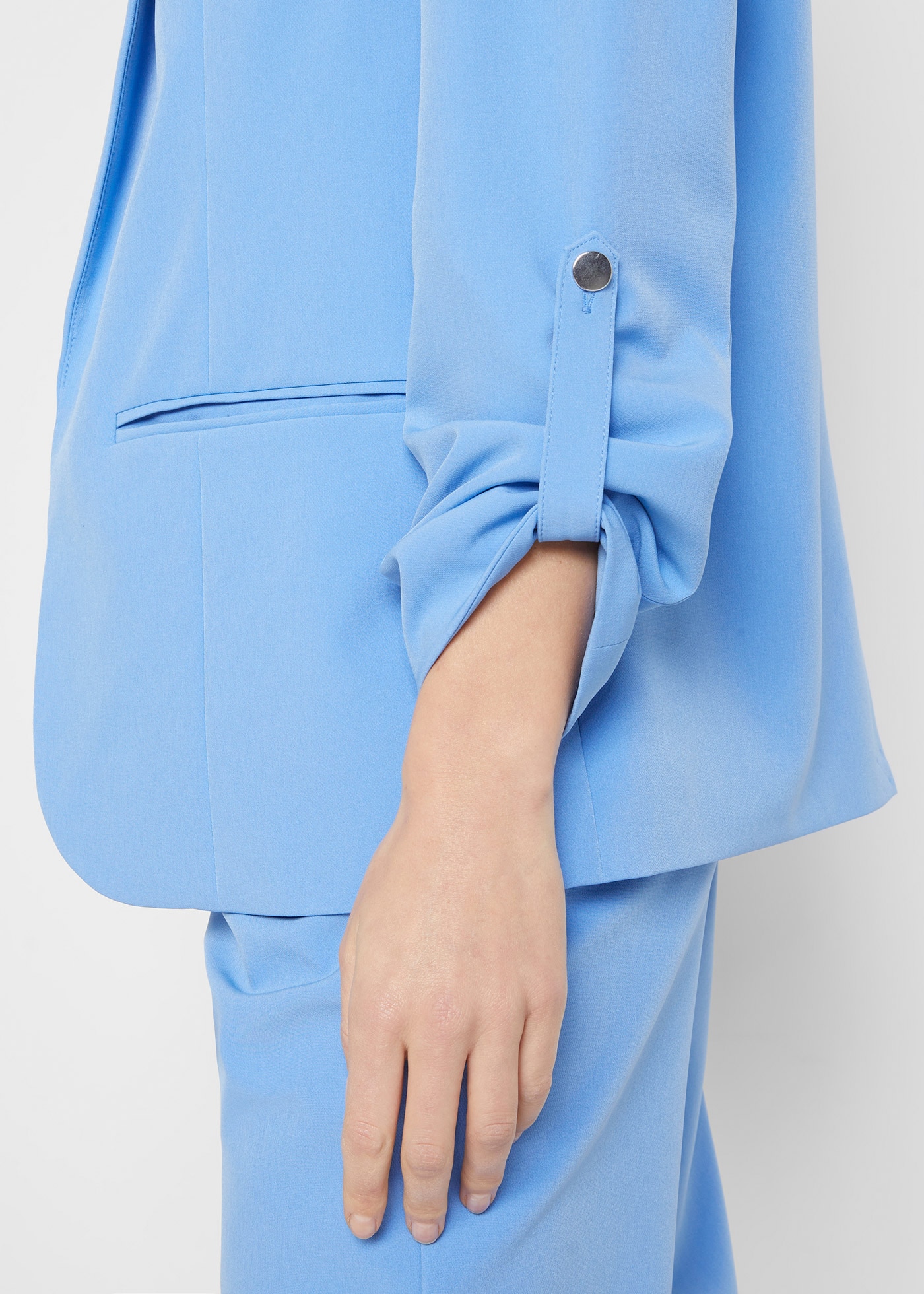 bonprix Jackenblazer »Blazer« mit klassischem Reverskragen, mit Stretch-Material, Krempelärmel