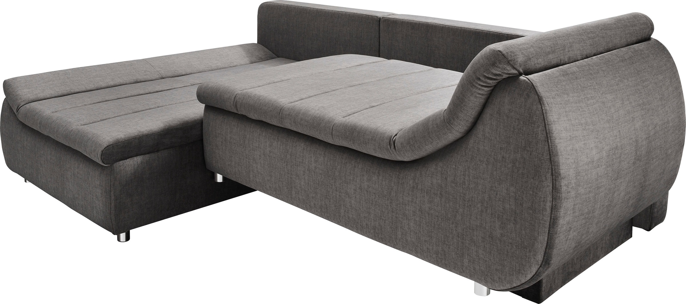 INOSIGN Ecksofa »Imola elegant und modern, aktuelle Steppung im Sitz, bequem, L-Form«, auch mit Bettfunktion und Bettkasten
