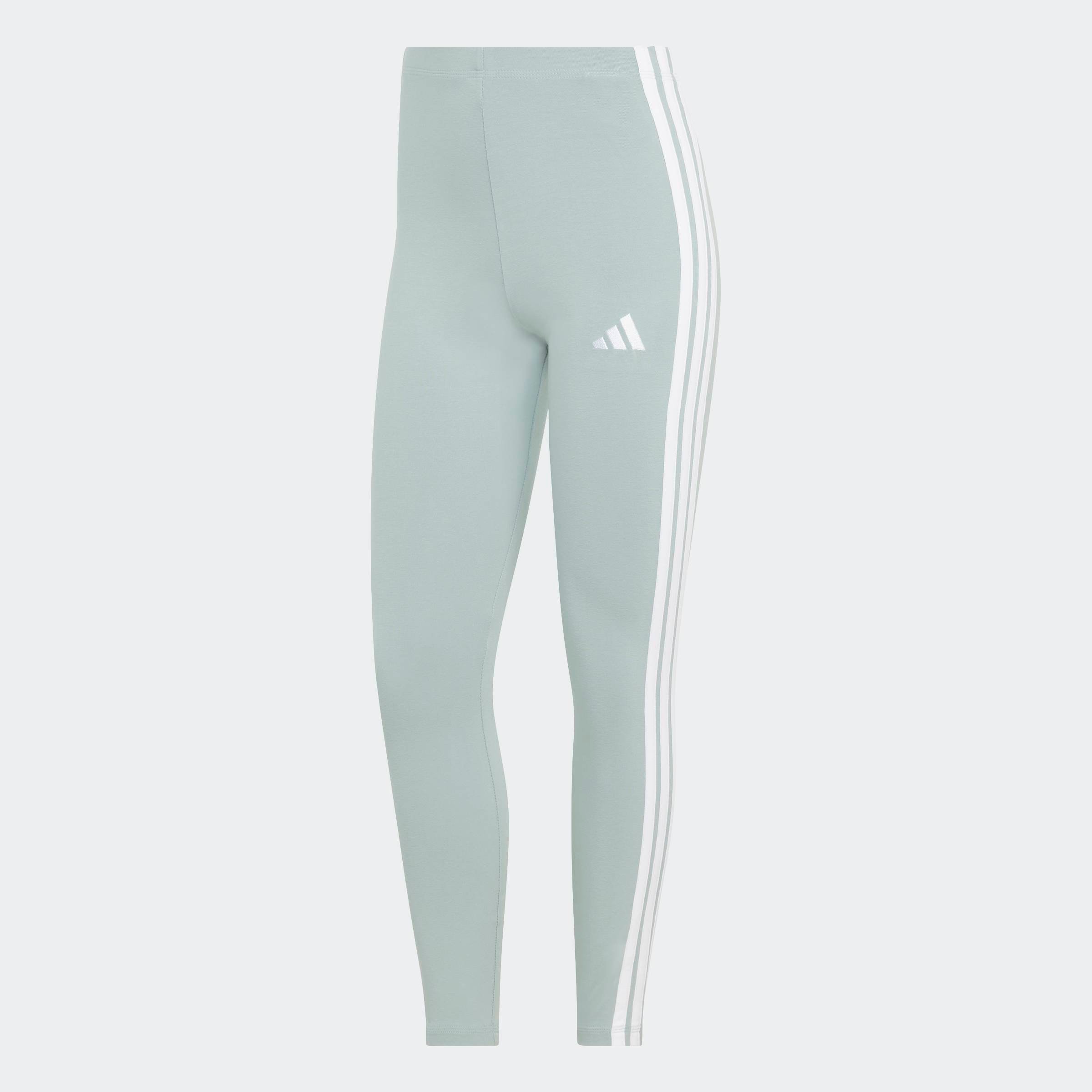 adidas Sportswear Trainingstights »ESSENTIALS 3-STREIFEN COTTON«  sportlicher Look mit 3-Streifen, aus Baumwolle und Elasthan