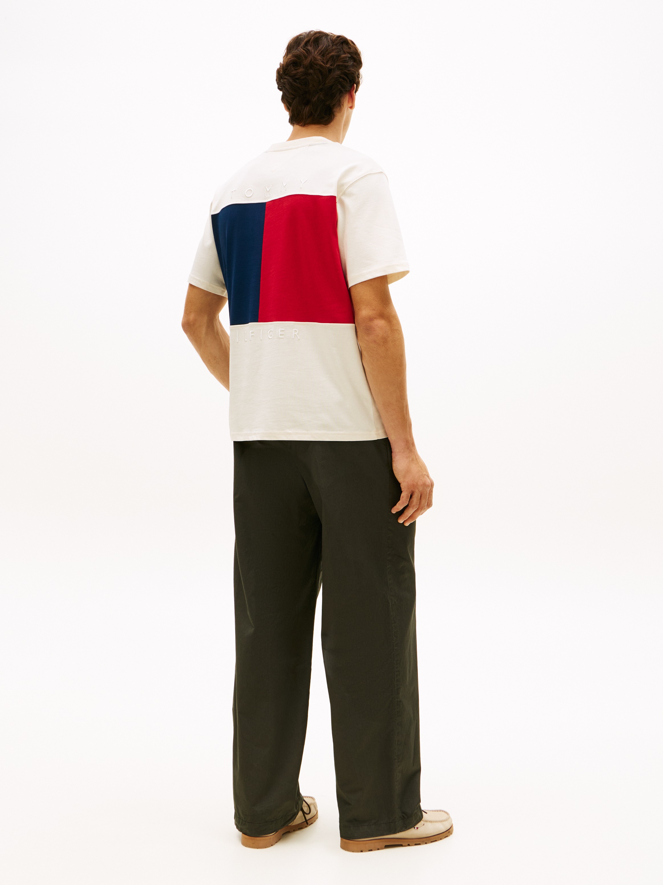 Tommy Hilfiger T-Shirt »FLAG« Regular fit mit Rundhalsausschnitt