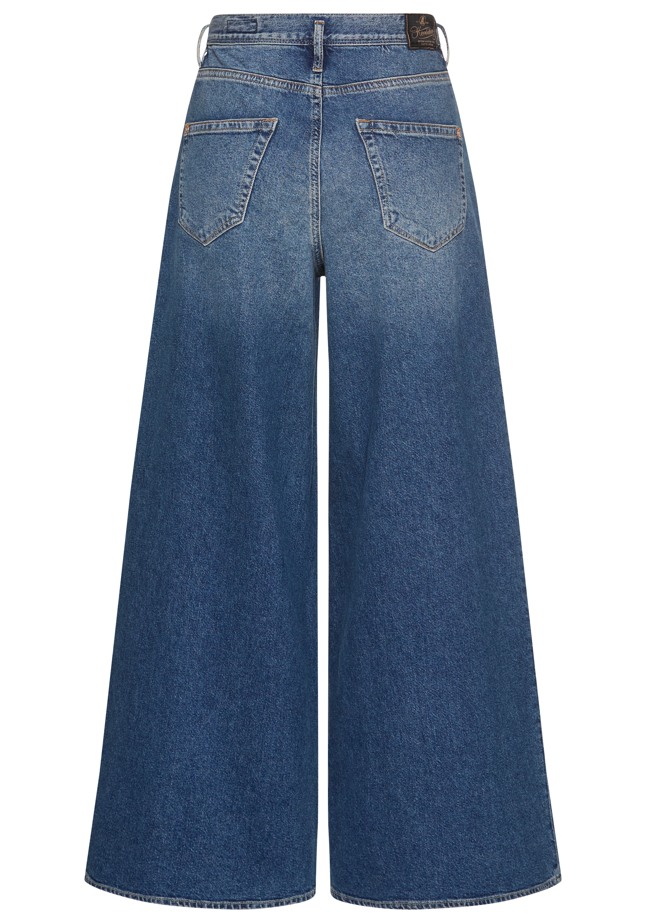 Herrlicher 5-Pocket-Jeans »Shyra Palazzo Denim« mit besonders weitem Bein