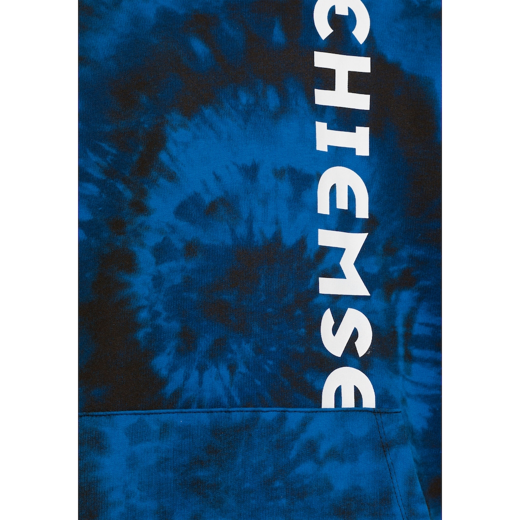 Chiemsee Kapuzensweatshirt »in cooler Batikoptik«, mit Logo-Druck