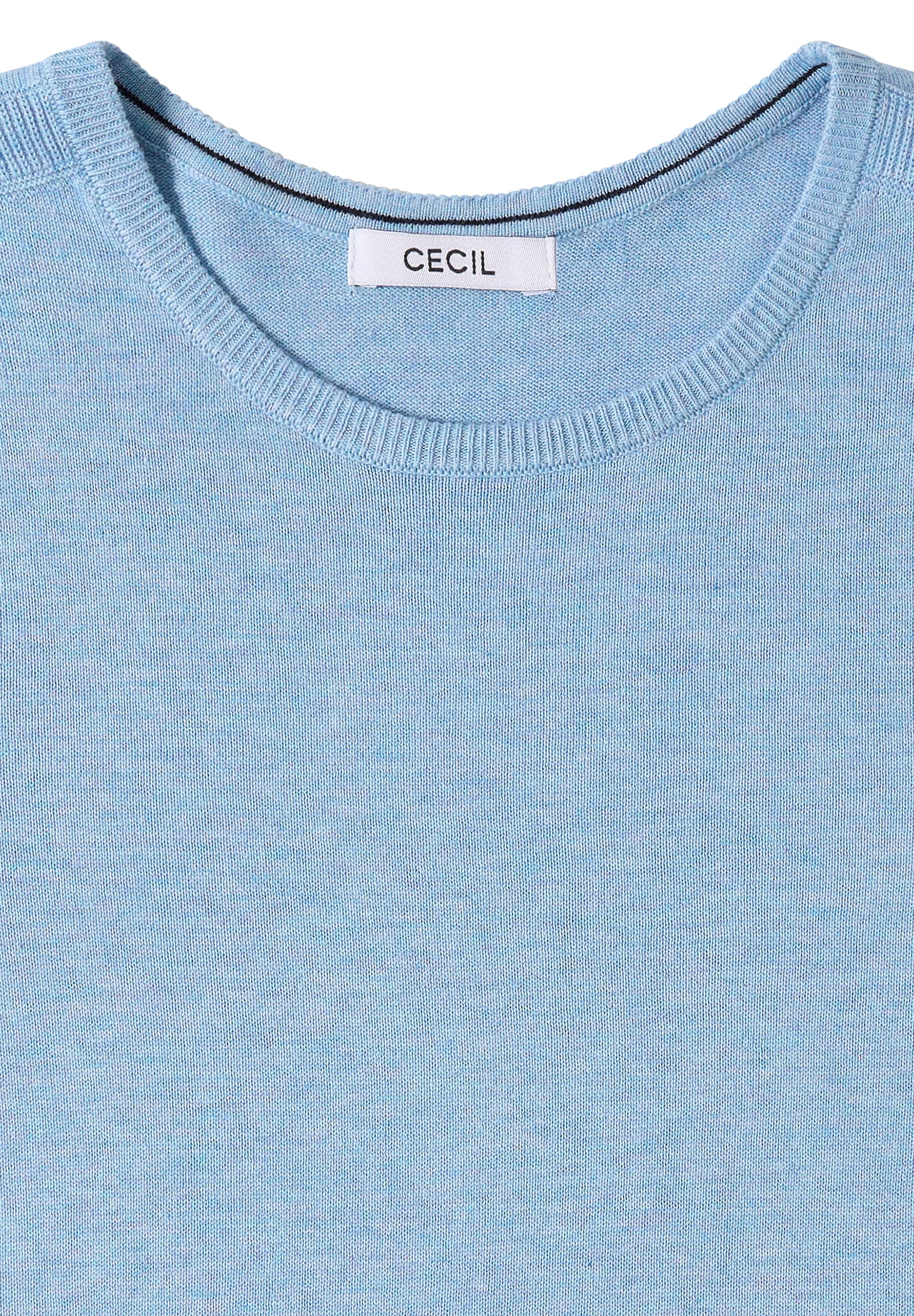 Cecil Strickpullover, mit feinem Detail an der Schulter und Viskose-Anteil