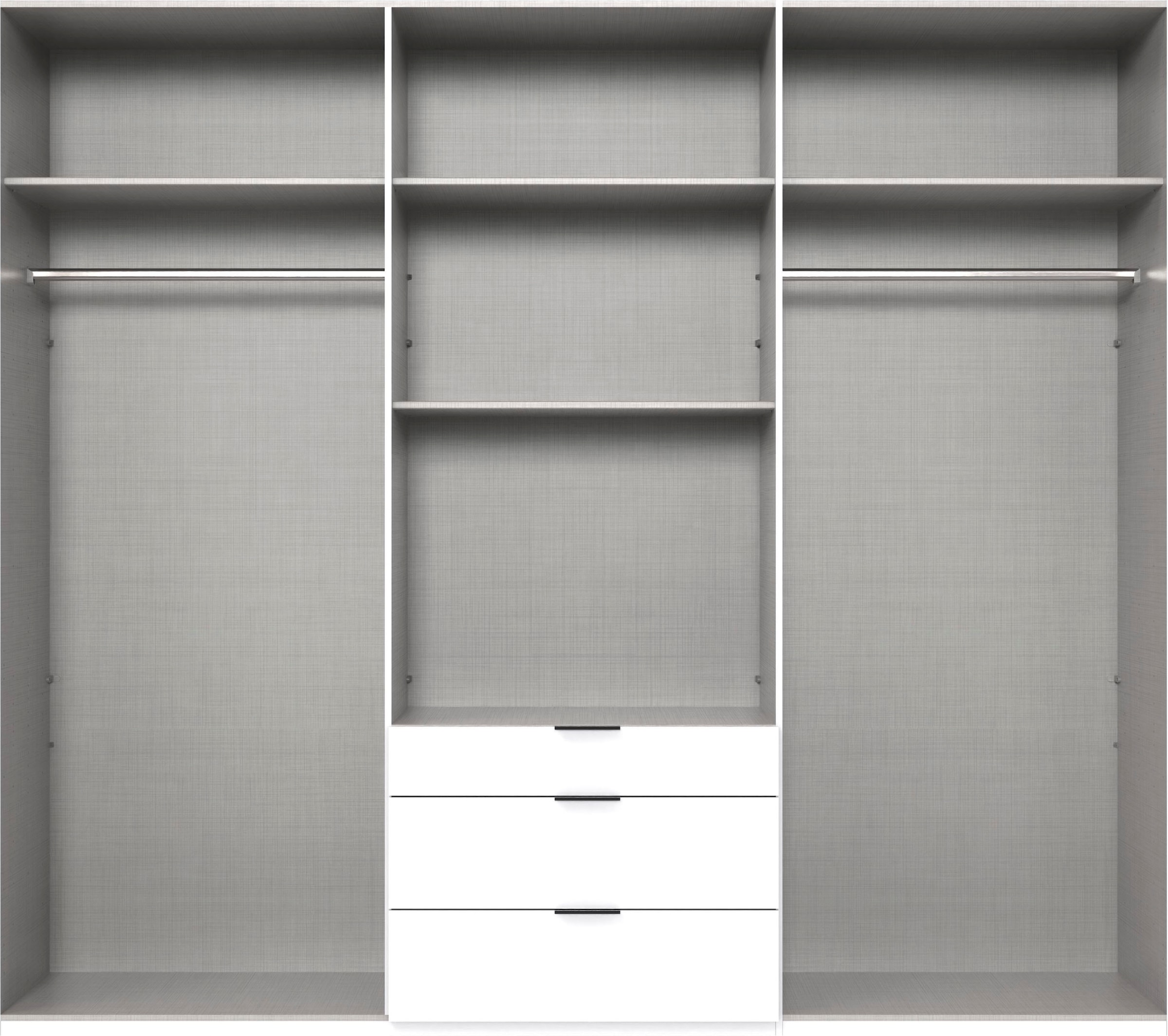 Wimex Drehtürenschrank »Mugano«, (mit langen oder kurzen Griffen aus Metall), in vielen Breiten, 208 oder 236 cm hoch, Made in Germany