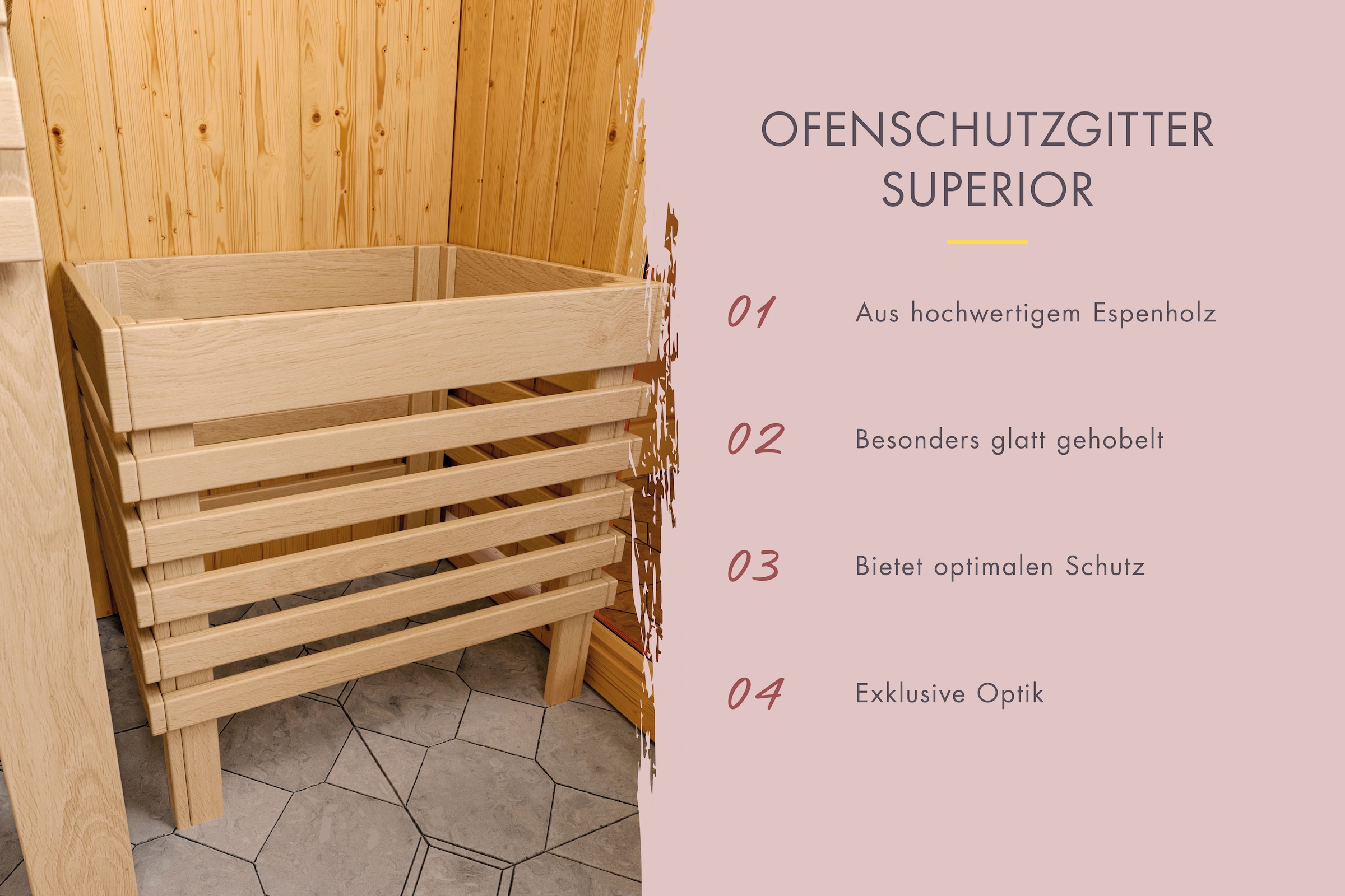 Karibu Sauna »Menja« Set,  ohne Ofen