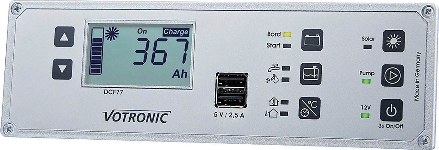 offgridtec Solaranlage »mTriple Flex S 1 x 120W Solarmodul 30/20/250 Votronic Triple Charger«, (Set), mit 5747 VPC Jupiter Kombipanel, für Wohnmobile