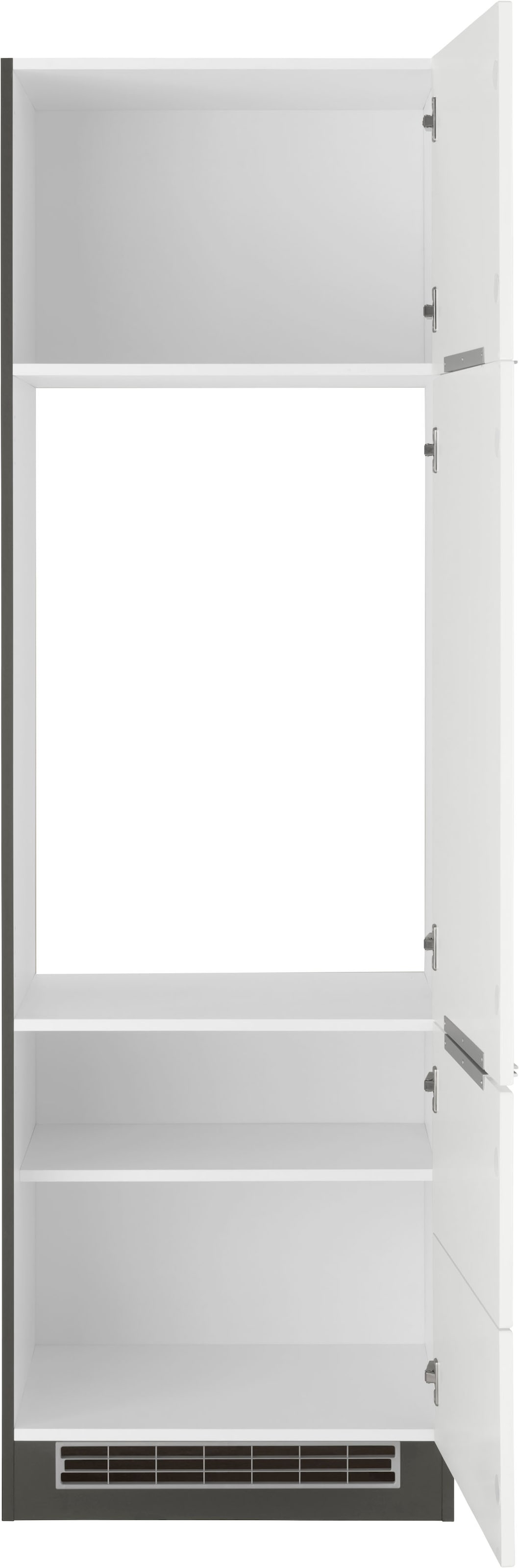 KOCHSTATION Kühlumbauschrank »KS-Brindisi«, 60 cm breit, 200 cm hoch, hochwertige MDF Fronten