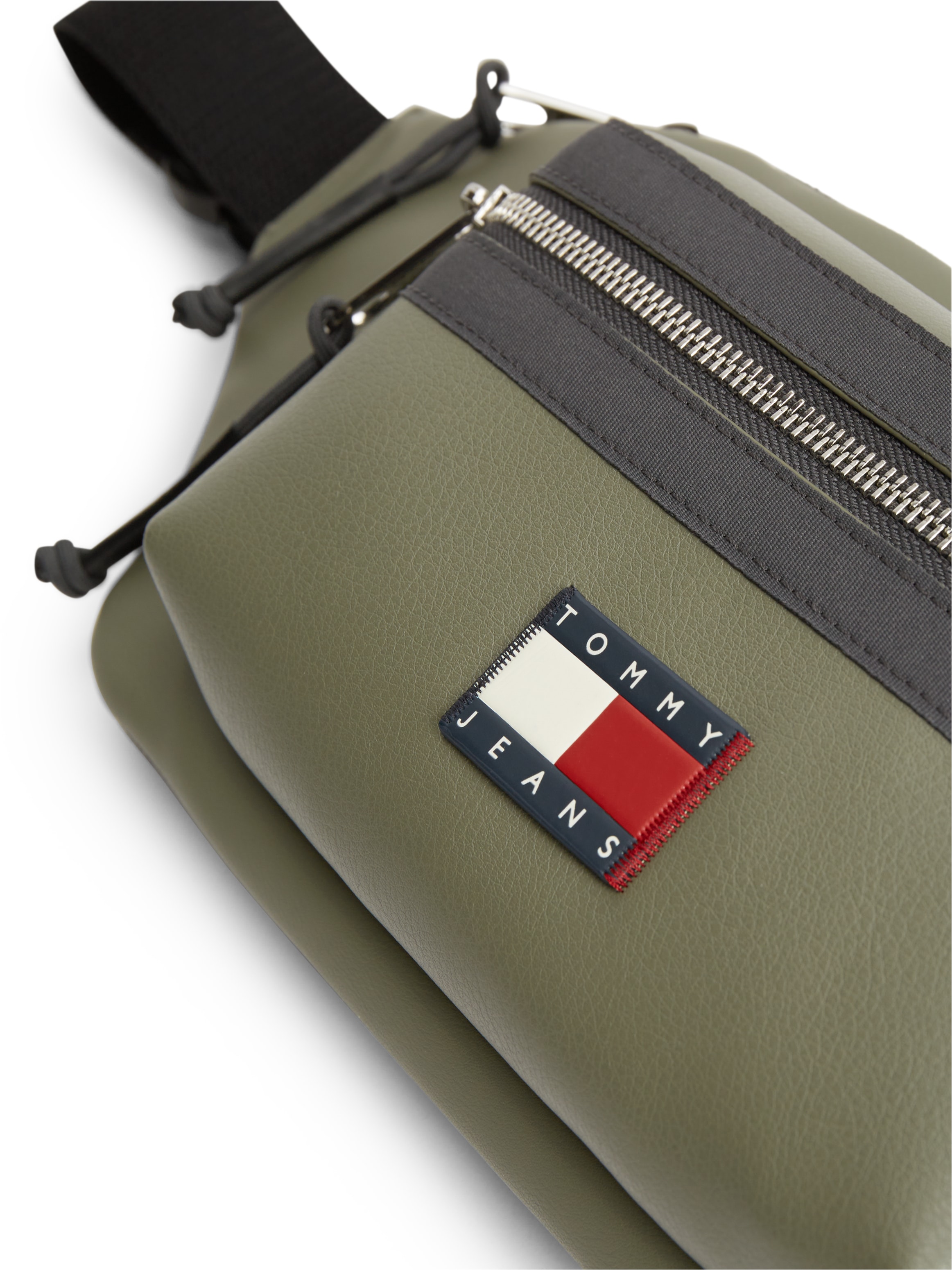 Tommy Jeans Bauchtasche »TJM ELEVATED PU BUMBAG« Unisex Gürteltasche, Crossbody Bag mit Logo-Aufnäher