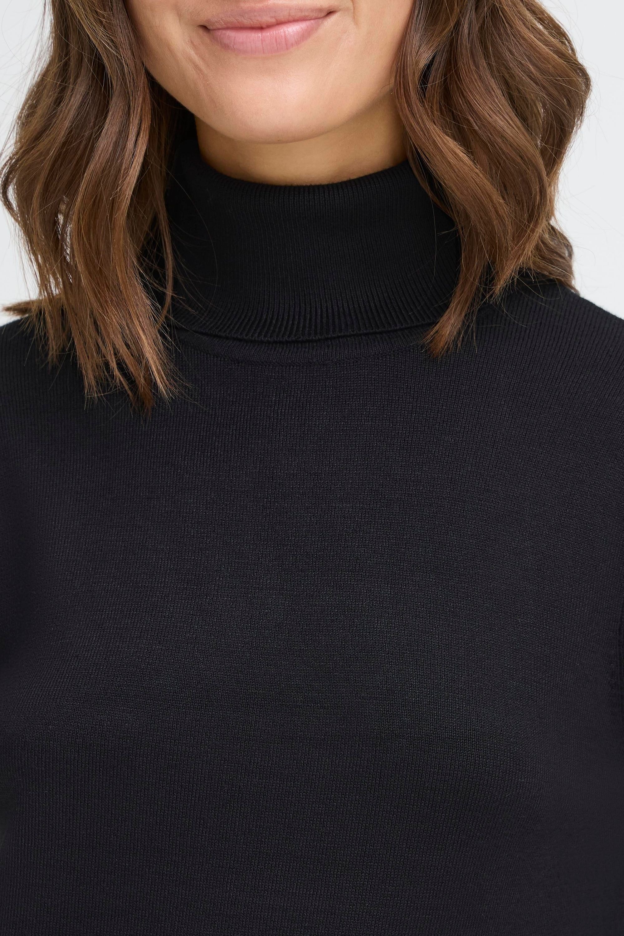 OXMO Strickkleid »Strickkleid OXAIDA ROLLNECK«