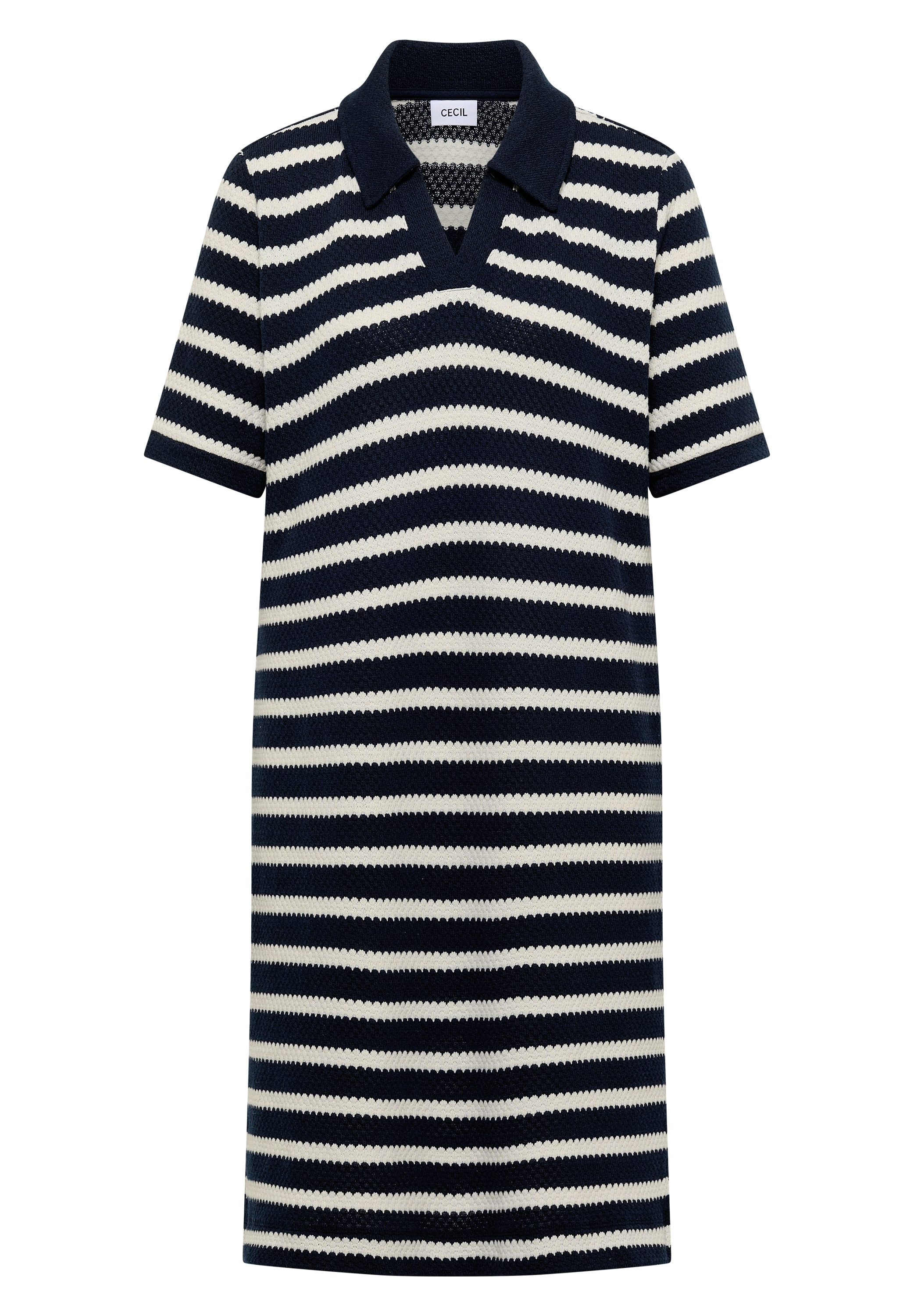 Cecil Strickkleid aus Ajourstrick, knielang