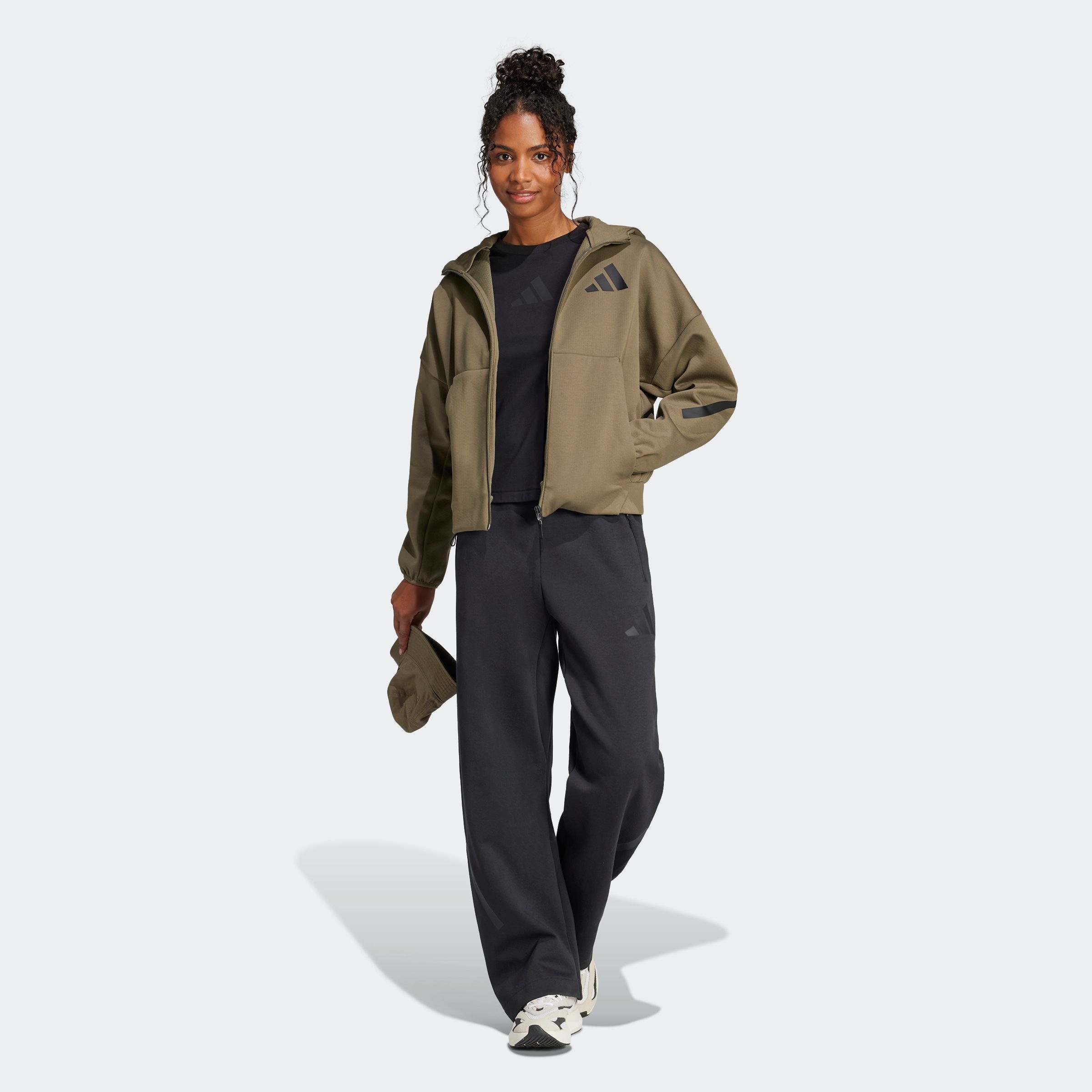 adidas Sportswear Kapuzensweatshirt »W Z.N.E. FZ«