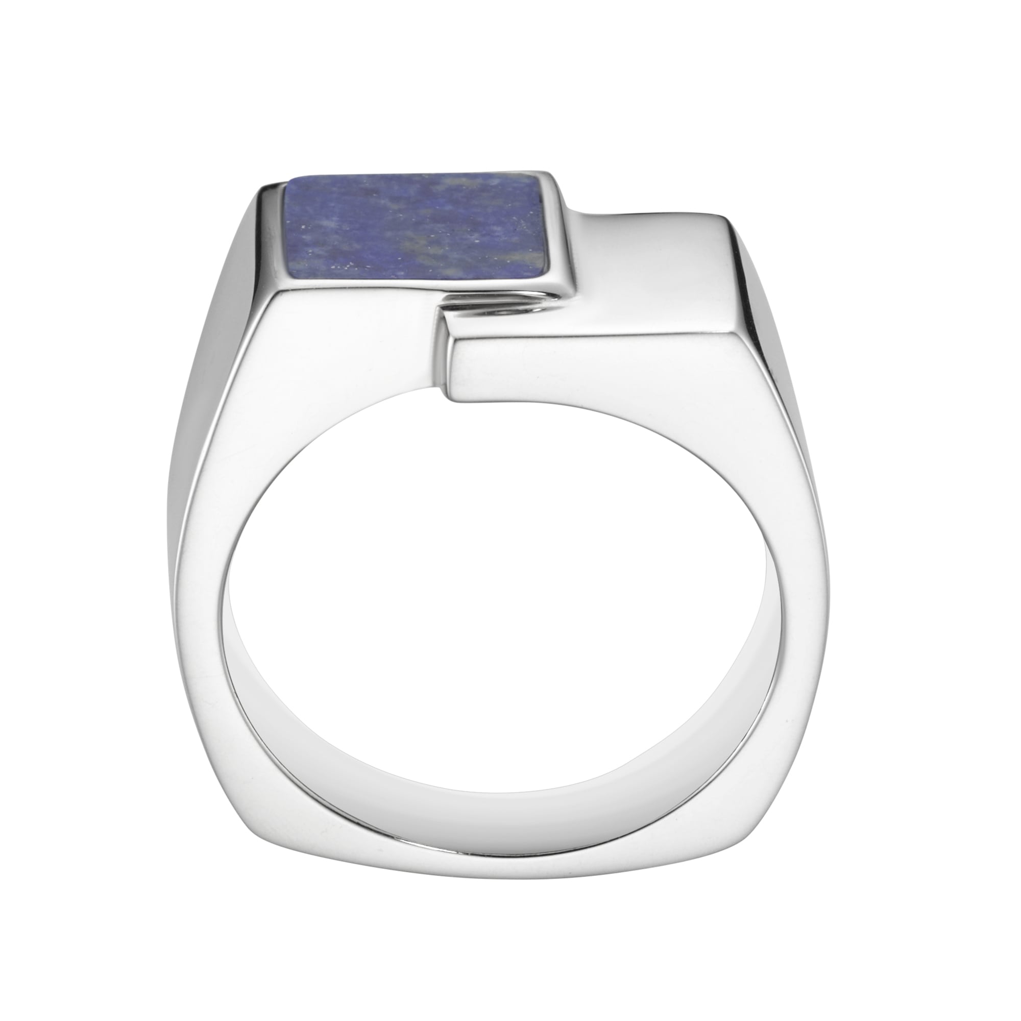 GIORGIO MARTELLO MILANO Silberring »Ring Siegelring mit blauer Lapis-Einlage, Silber 925«