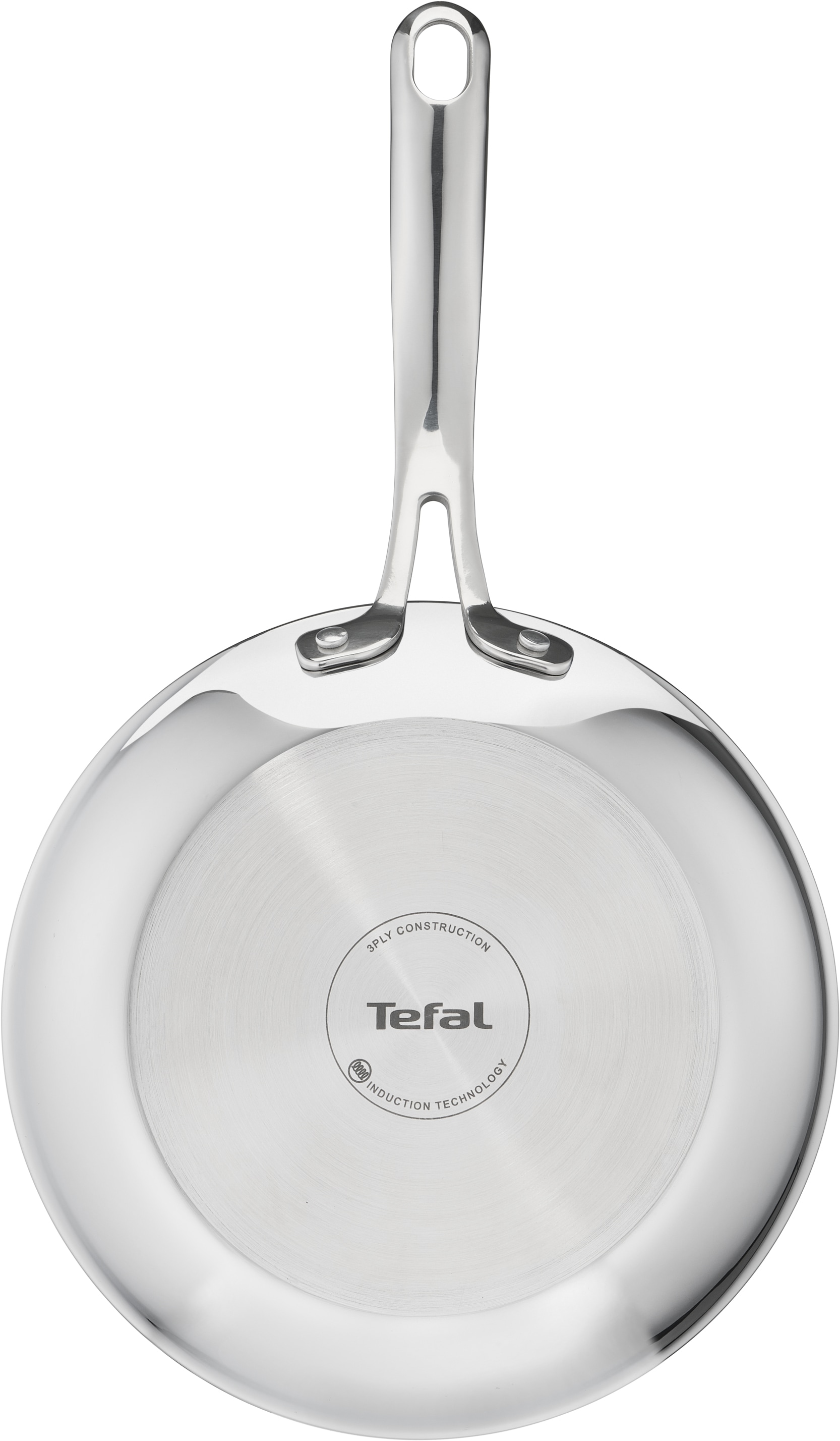 Tefal Bratpfanne »Eternal Mesh«, Edelstahl 18/10, (1 tlg.), Triply3-Schicht-Material, Mesh-Beschichtung, alle Herdarten, Induktion