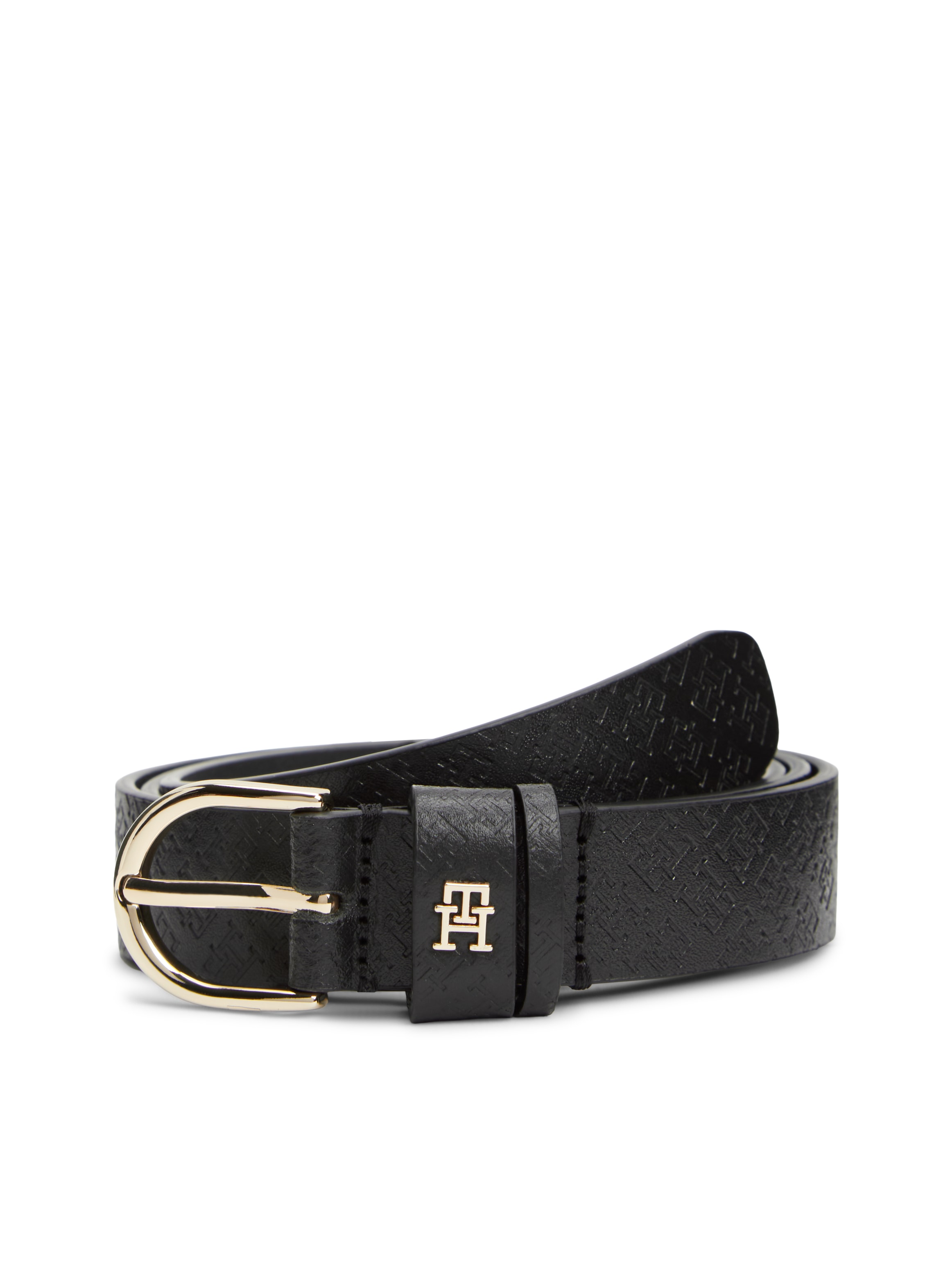 Tommy Hilfiger Ledergürtel »EFFORTLESS 2.5 MONO« Größenverstellbar durch Schnalle