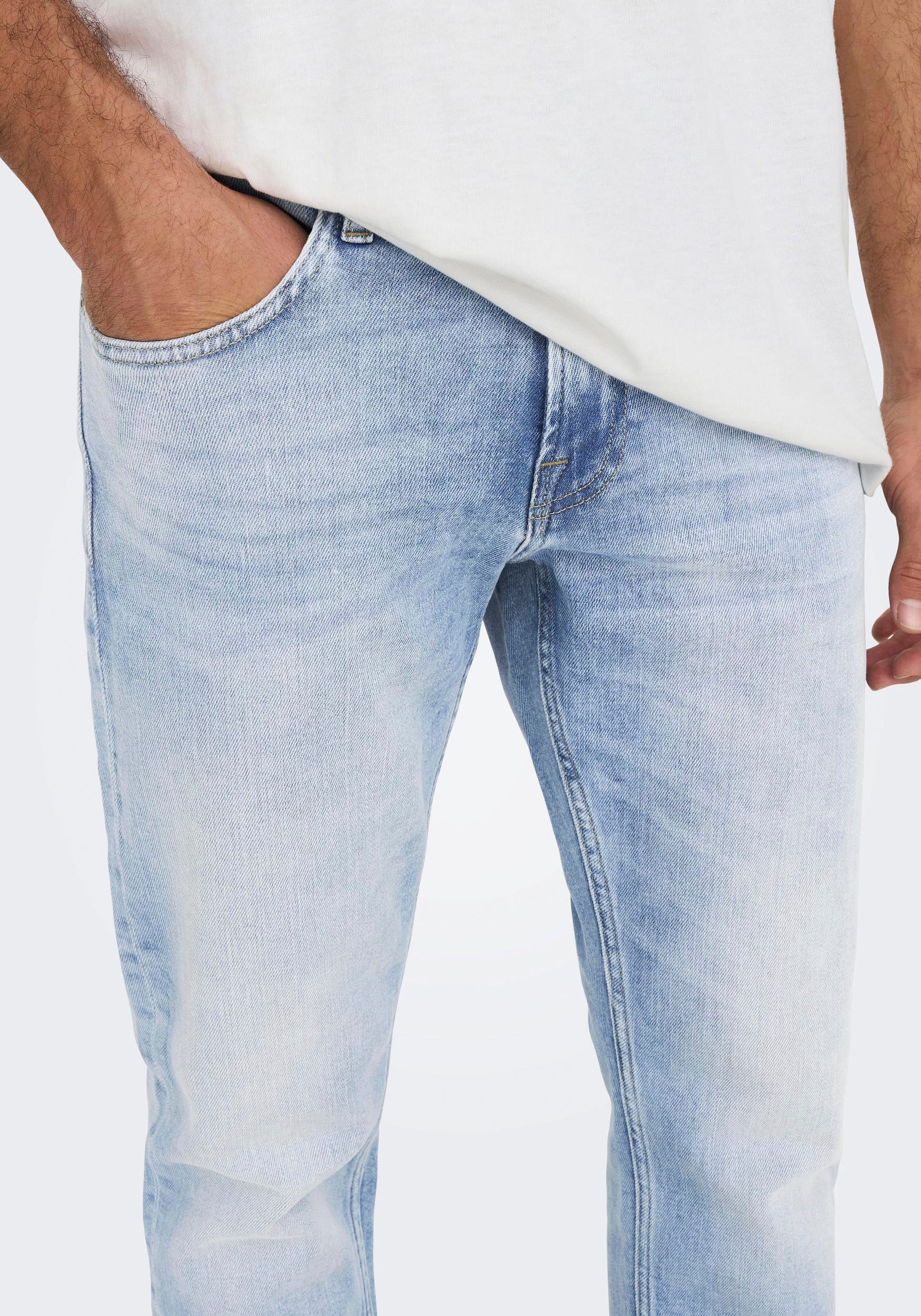 ONLY & SONS Regular-fit-Jeans »WEFT«