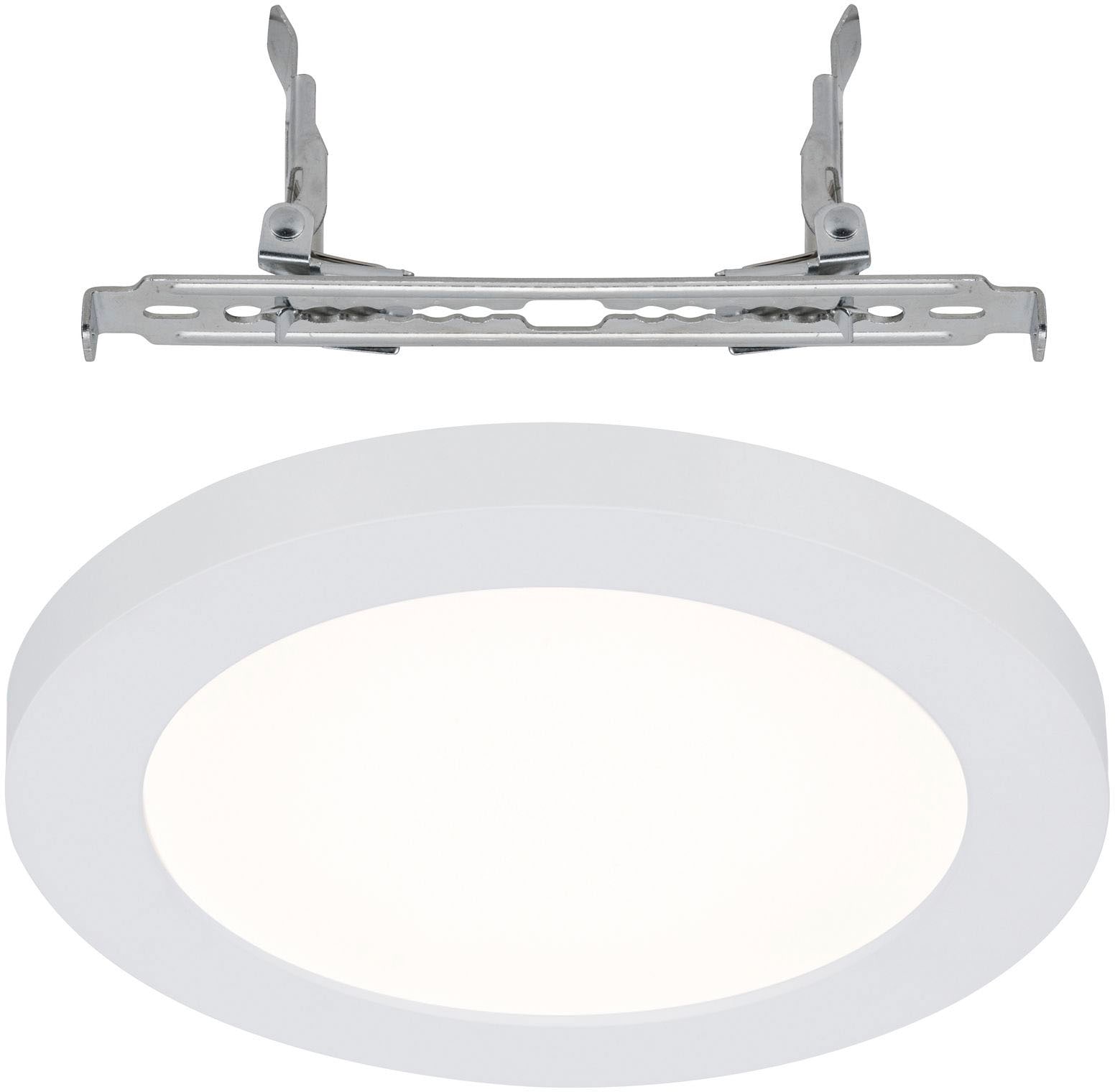 Paulmann LED Einbauleuchte »LED Einbaupanel Cover-it rund 165mm 12W 3.000K Weiß matt«, 1 flammig, LED Einbaupanel Cover-it rund 165mm 12W 3.000K Weiß matt