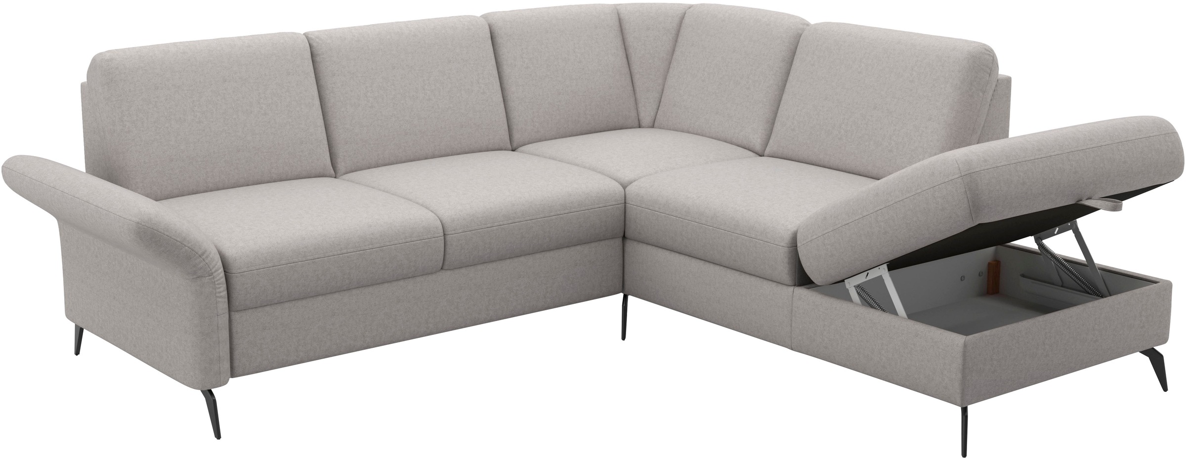 Home affaire Ecksofa »Rochelle«, wahlweise mit Bettfunktion, Bettkasten und Armteilverstellung