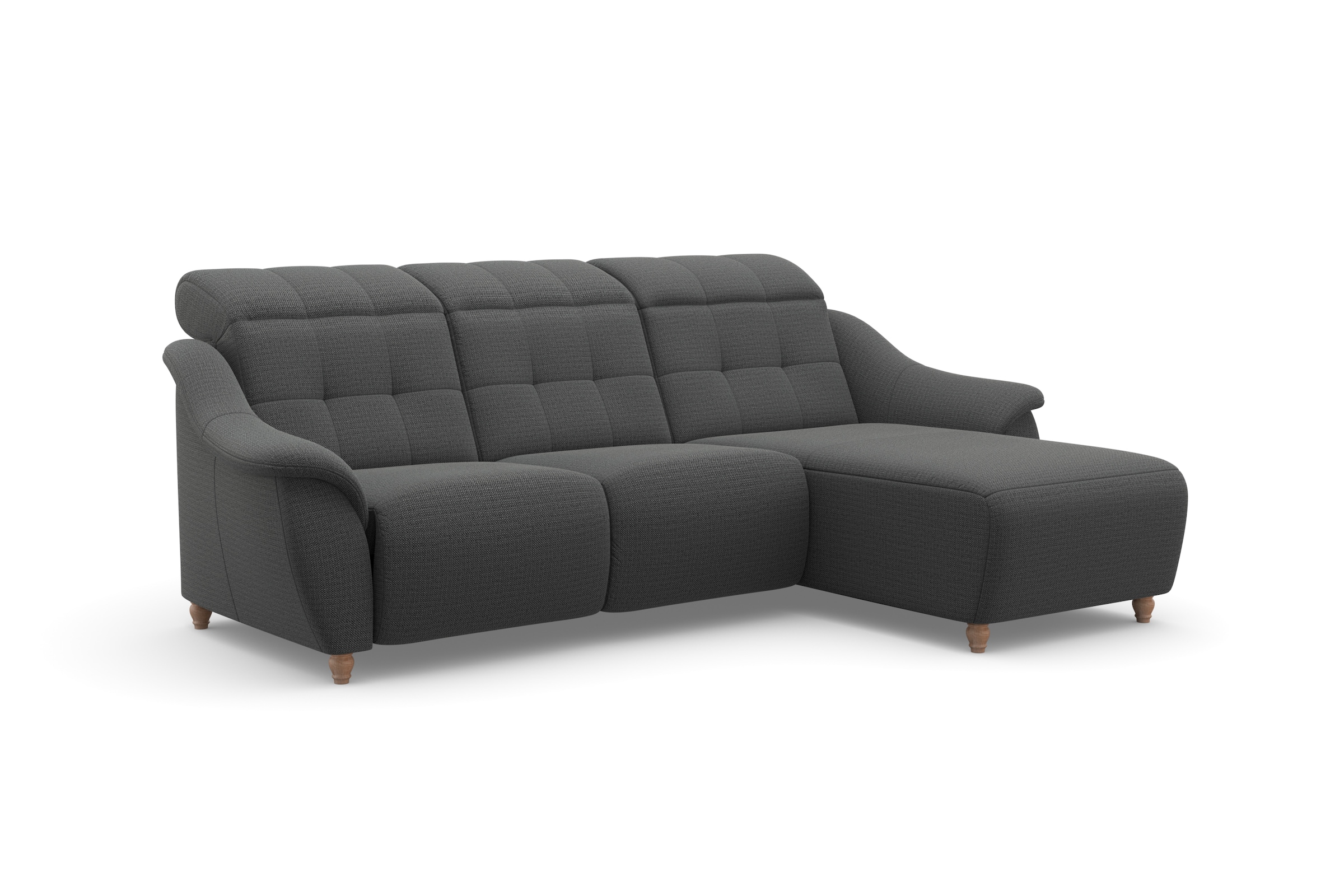 Home affaire Ecksofa »Boston L-Form« Kopfteilverstellung an jeder Sitzfläche, wahlweise Relaxfunktion