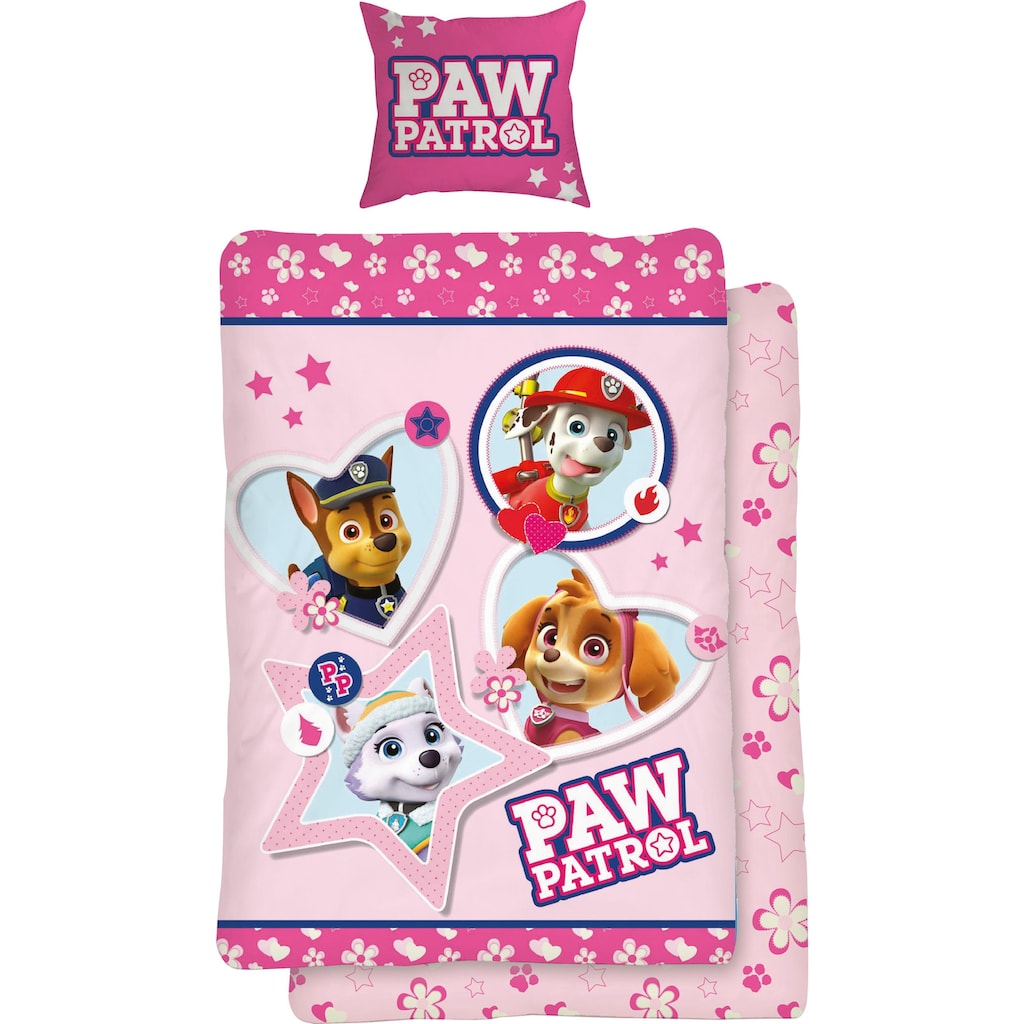 PAW PATROL Jugendbettwäsche »Girly Paws«