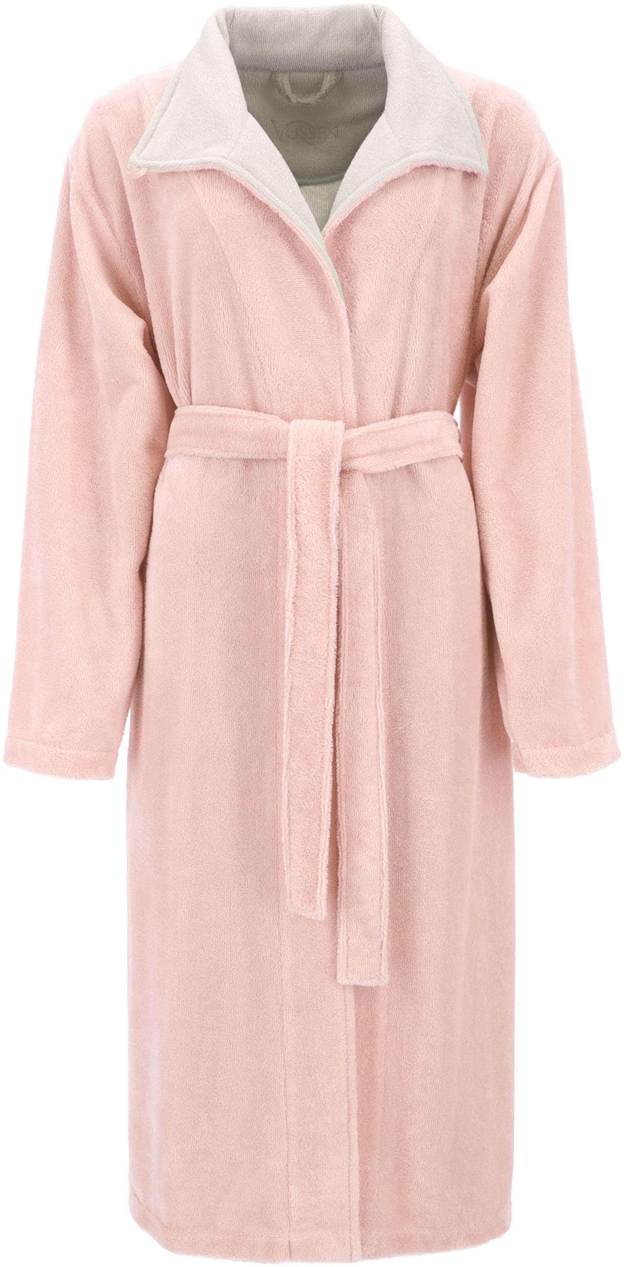 Vossen Bademantel »Andorra, ideal für Sauna & Spa, Hotelbademantel, Morgenmantel« 1 Stk. Stehkragen