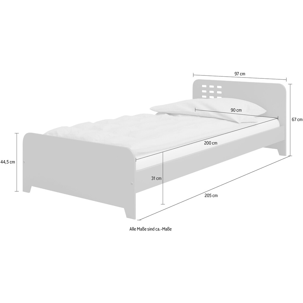 andas Einzelbett »Loke«