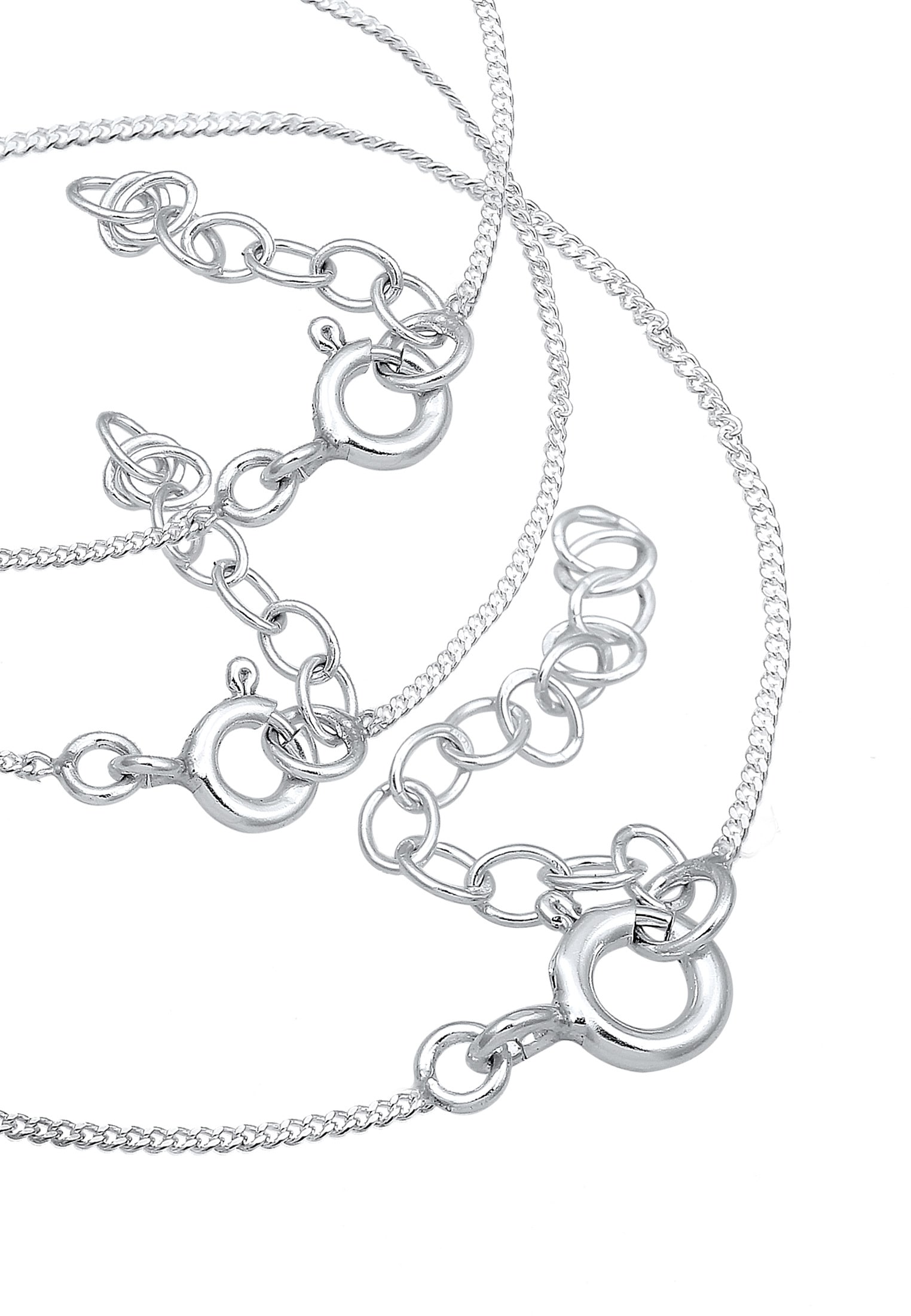 Elli Armketten Set »Armband Feder Mutter Kind 3er Set 925 Sterling Silber«