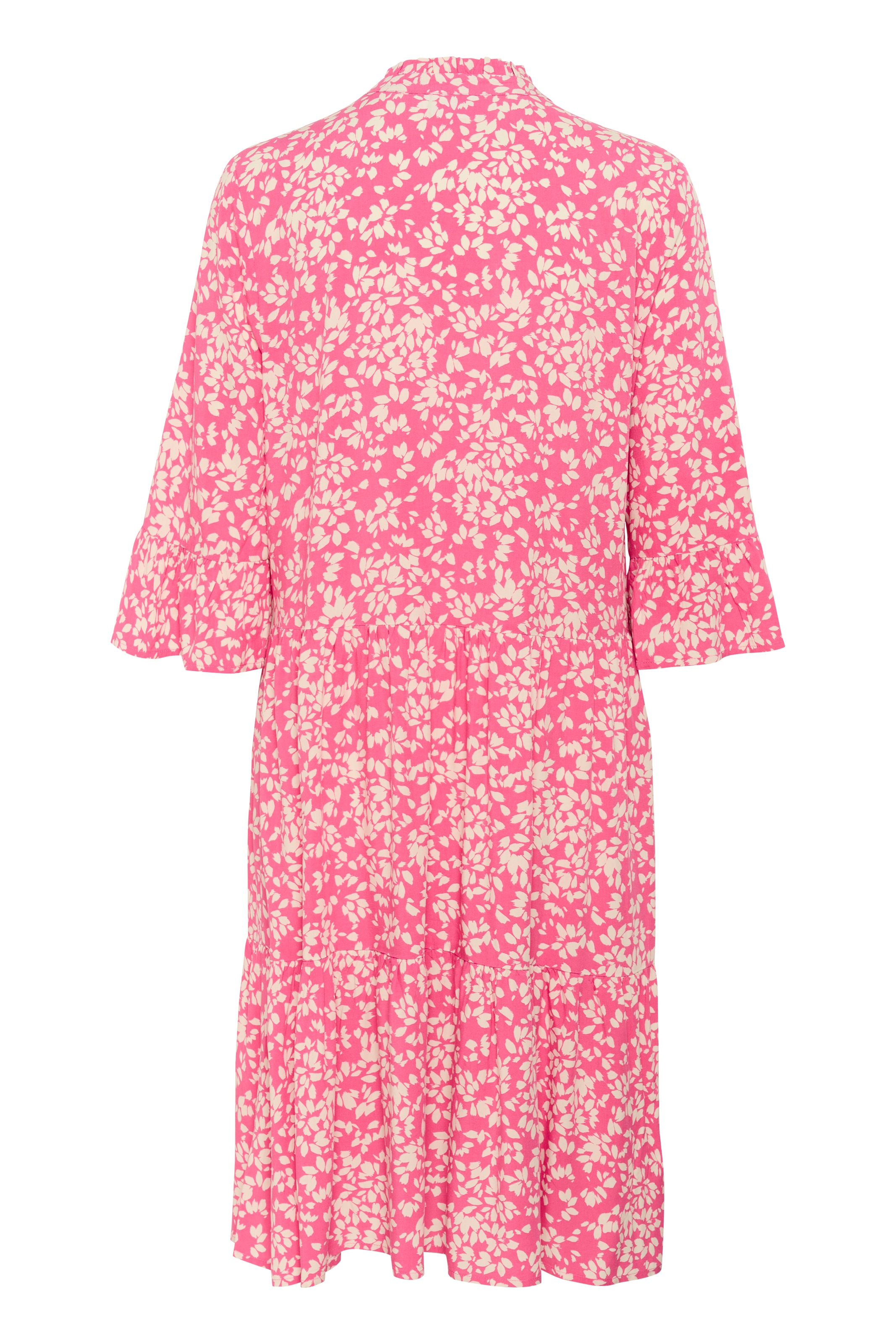Saint Tropez Blusenkleid »EdaSZ Dress«, mit Volant und 3/4 Ärmel