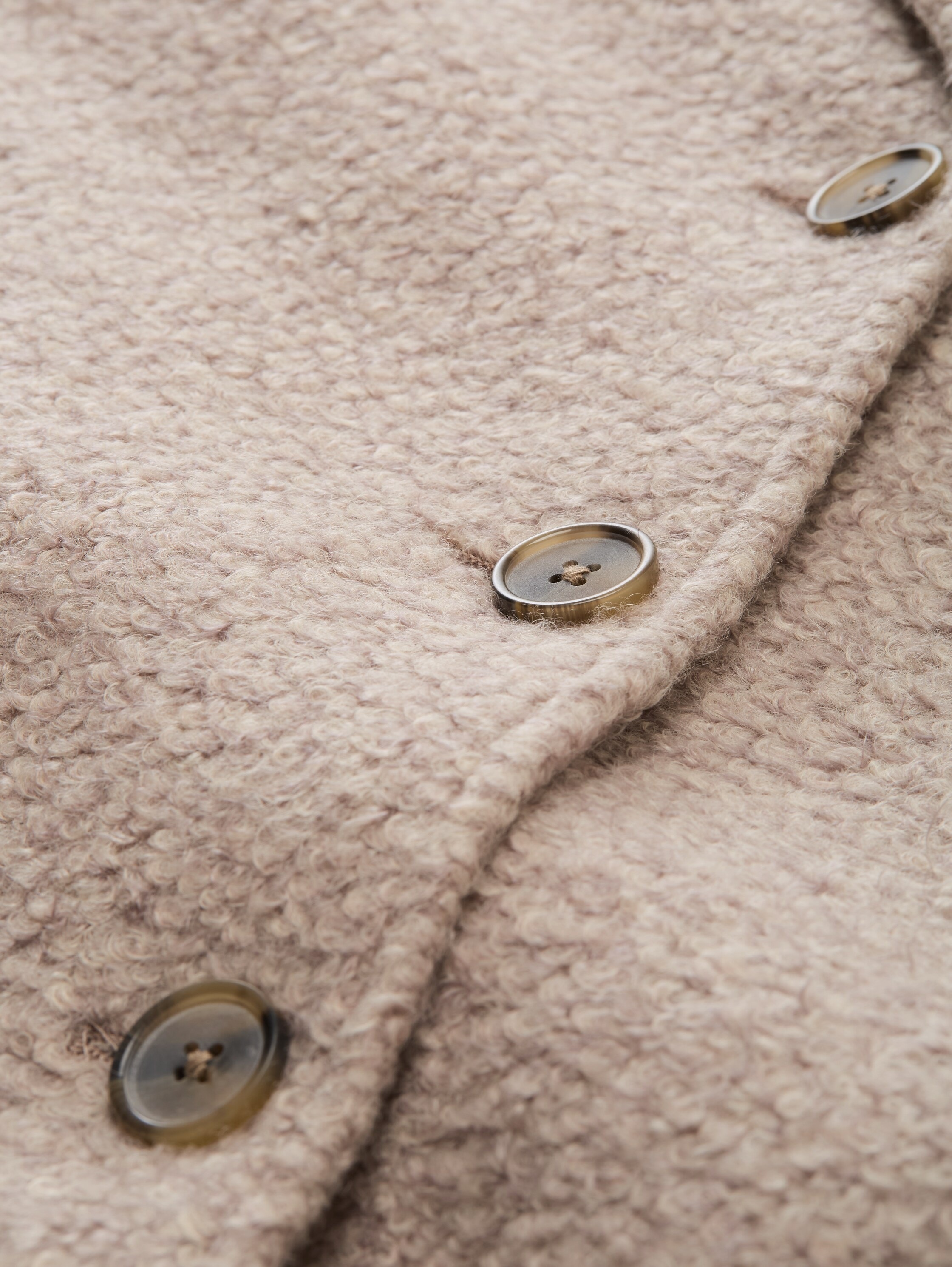 TOM TAILOR Langmantel , mit Reverskragen
