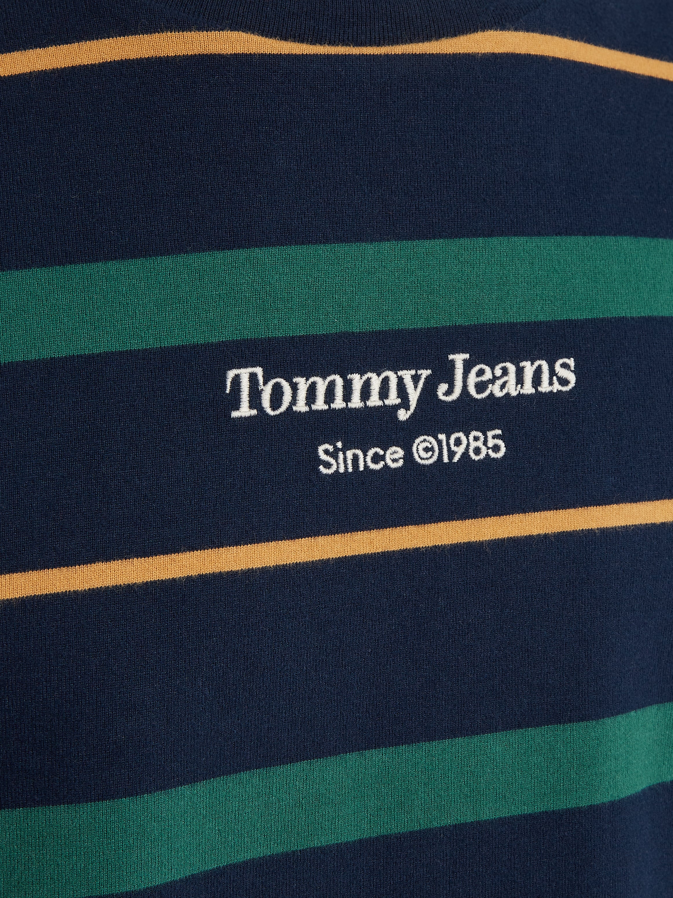 Tommy Jeans Langarmshirt »TJM REG STRIPE LS TEE«, mit Tommy Hilfiger Schriftzug