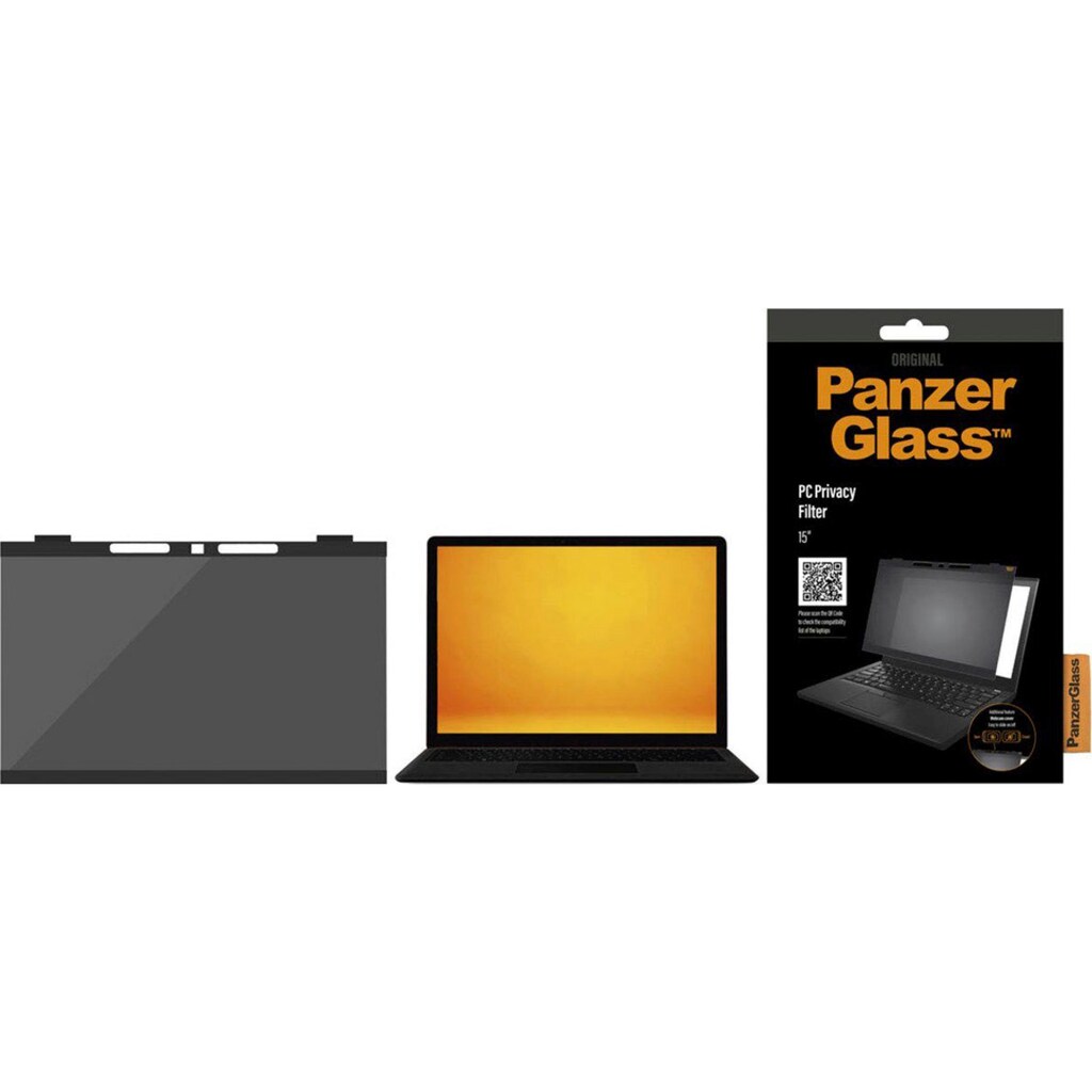 PanzerGlass Displayschutzglas »PC Privacy Universal 15"«, für PC mit 38,1 cm (15 Zoll) Bildschirm