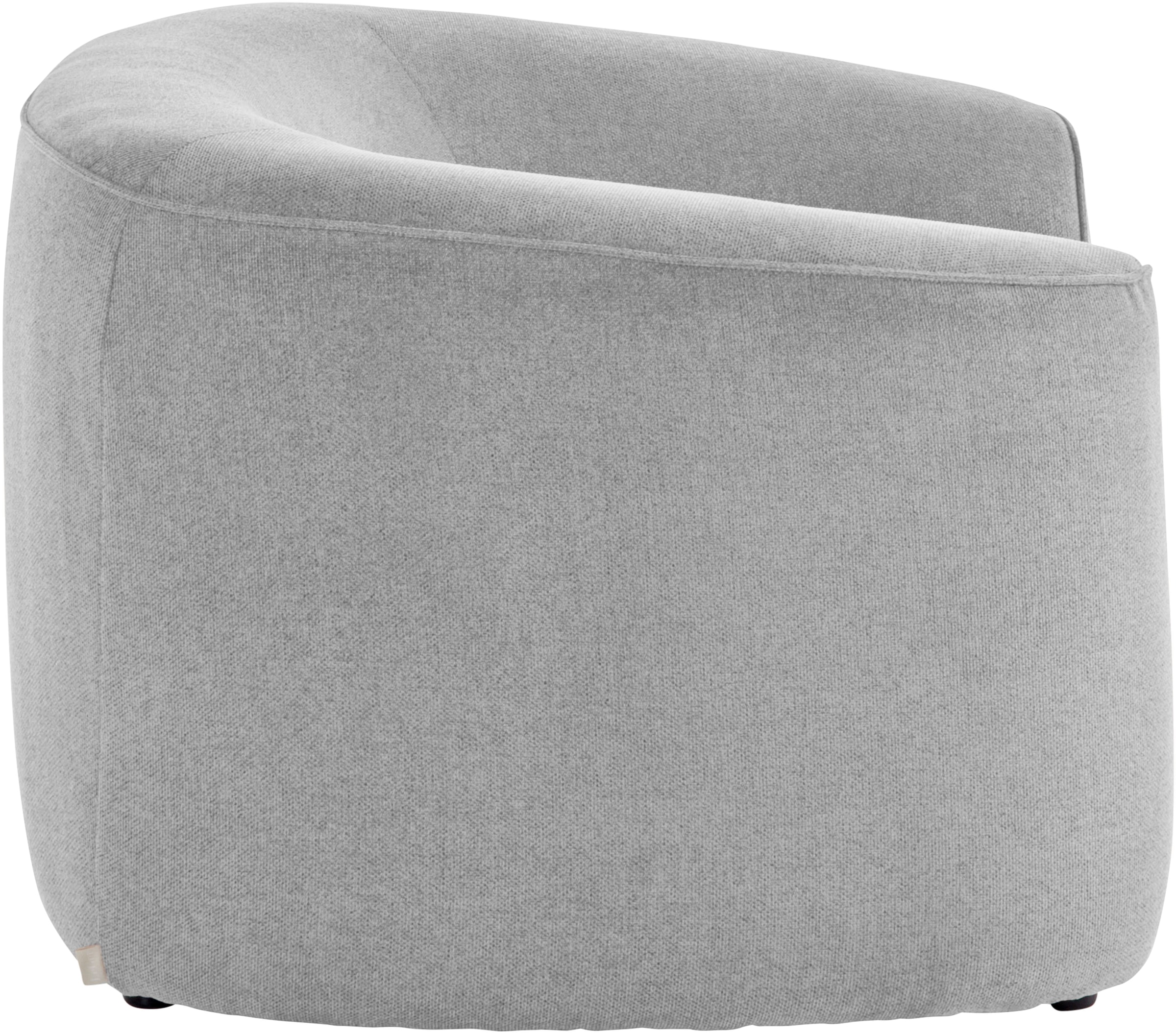 LeGer Home by Lena Gercke Sessel »LYZA Relaxsessel, Loungesessel, Maße B/T/H: 113/95/71 cm«, organische Form, mit Wellenunterfederung, gemütlich und modern