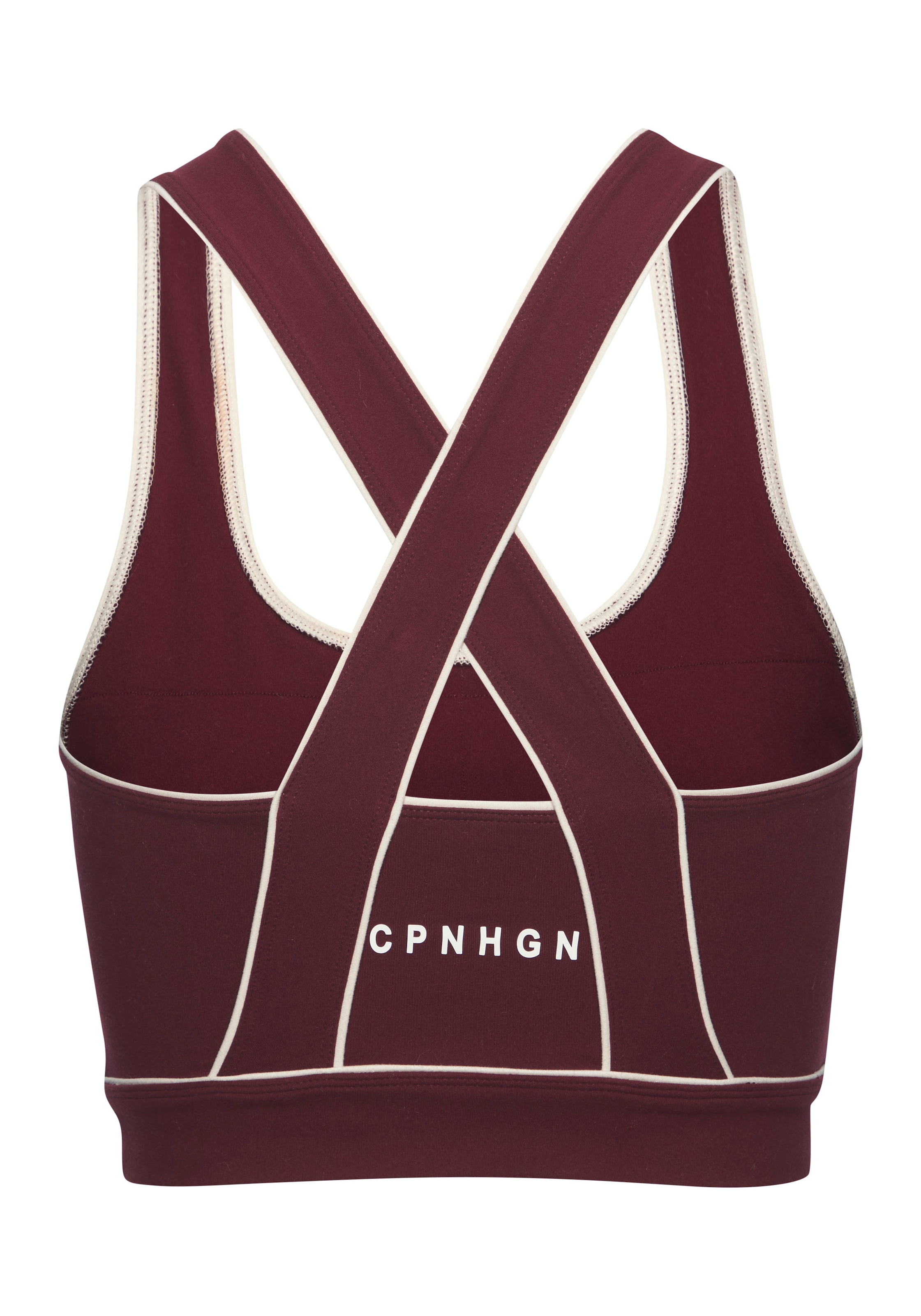 Copenhagen Studios Crop-Top, mit überkreuzten Trägern im Rücken