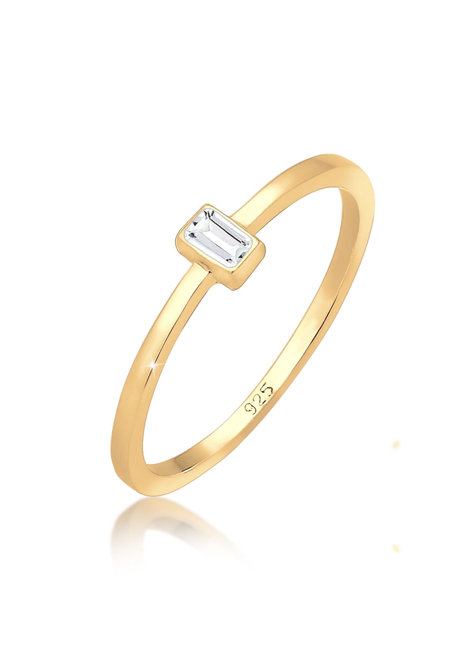 Elli Fingerring »Verlobung Liebe Vintage Topas Stein 925 Silber«