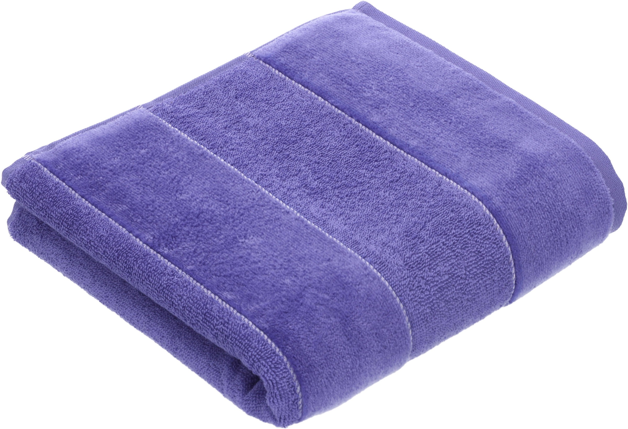 Vossen Handtuch »Santiago«, (2 St.), mit eleganten Veloursstreifen und Kordelbiesen