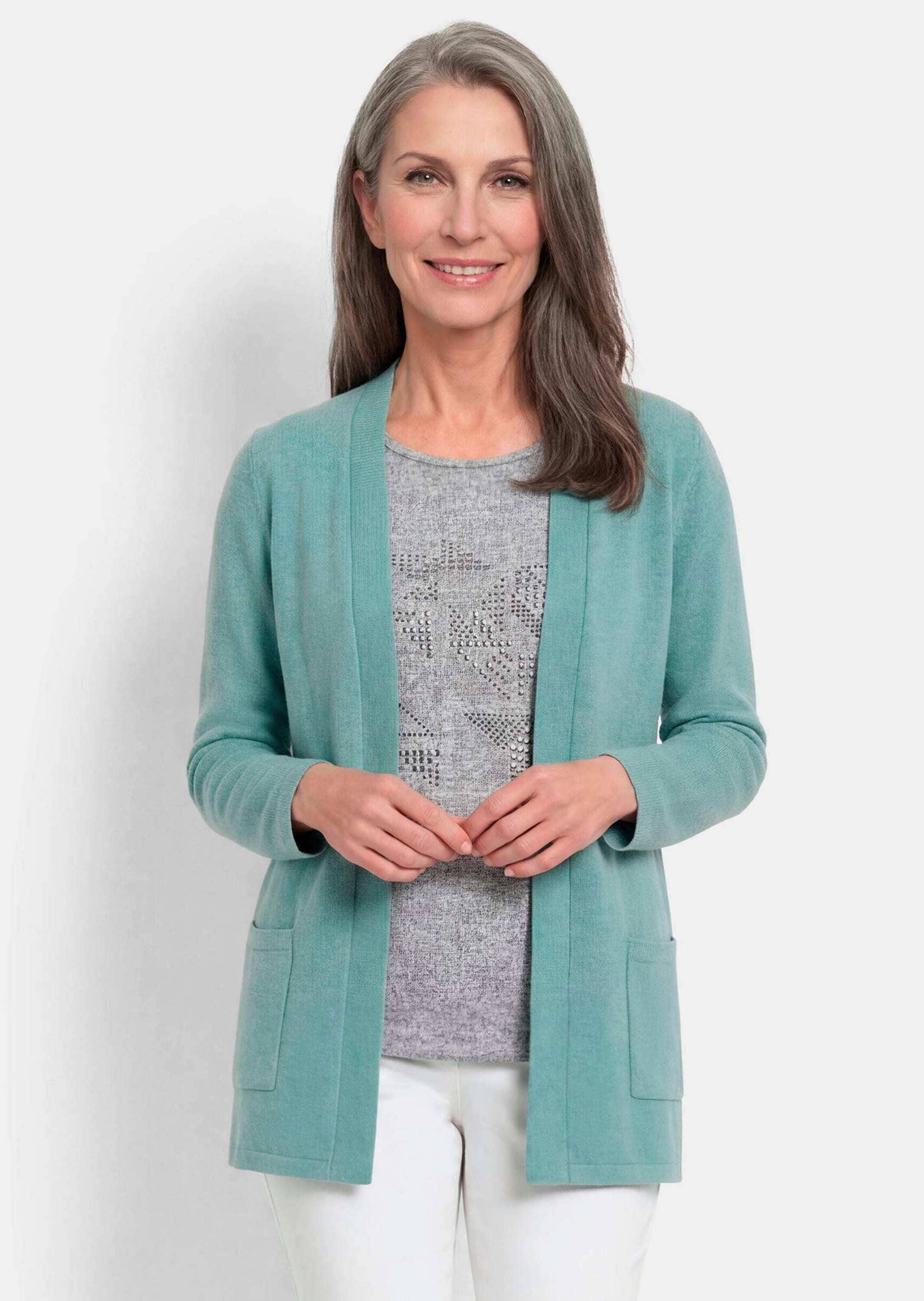 GOLDNER Strickjacke »Elegante Strickjacke mit Kaschmir« mit Kaschmieranteil