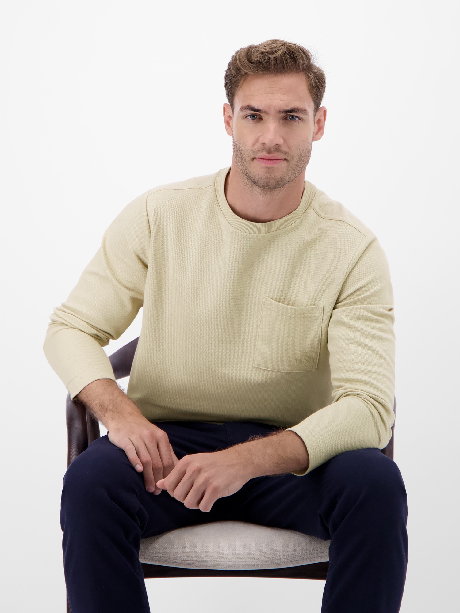 LERROS Sweatshirt »Herren Sweatshirt - clean, soft und smart!«
