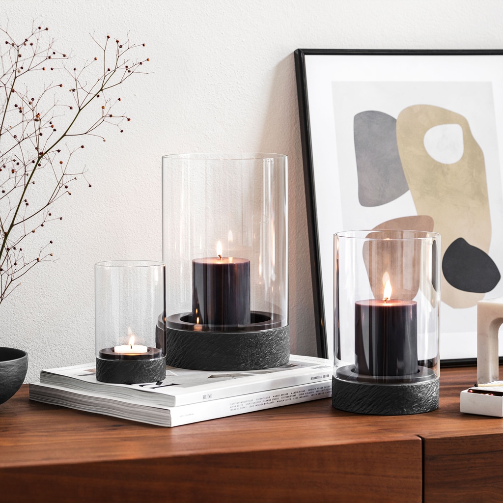 Villeroy & Boch Windlicht »Windlicht Manufacture Rock Home 25 cm schwarz«