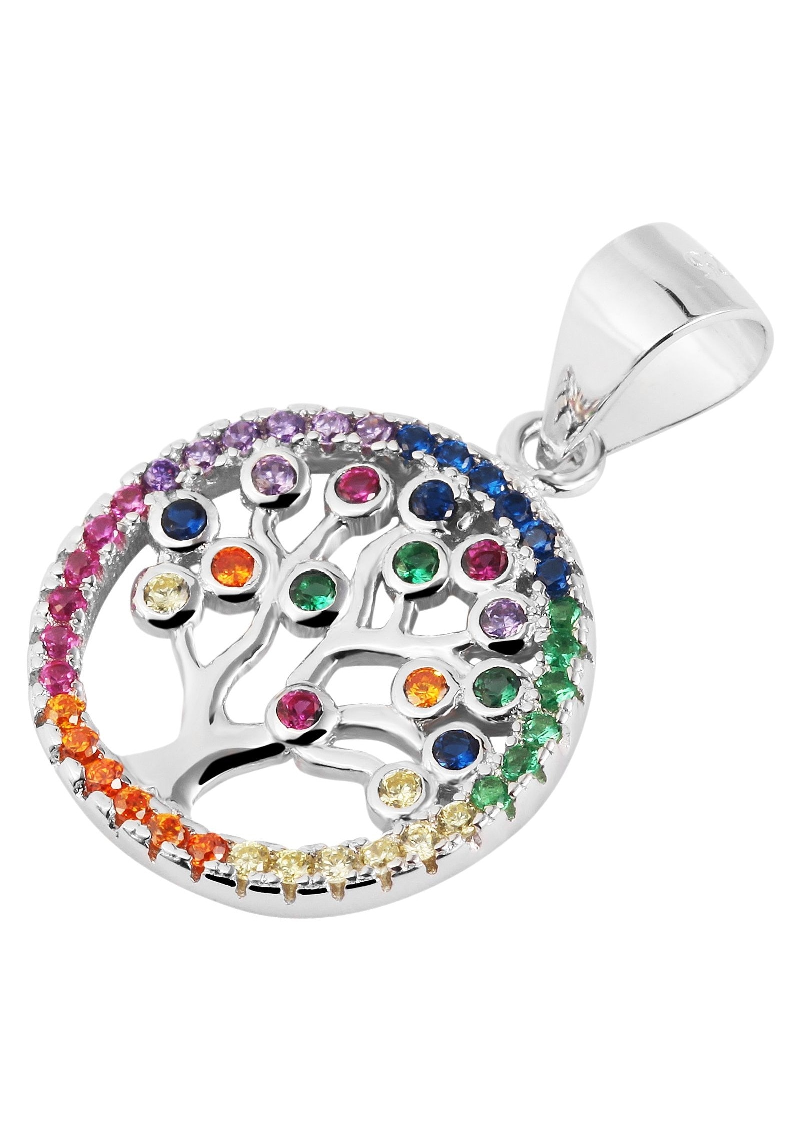 AKZENT Amulett »"Senta" aus 925 Sterlingsilber, rhodiniert, langlebig«