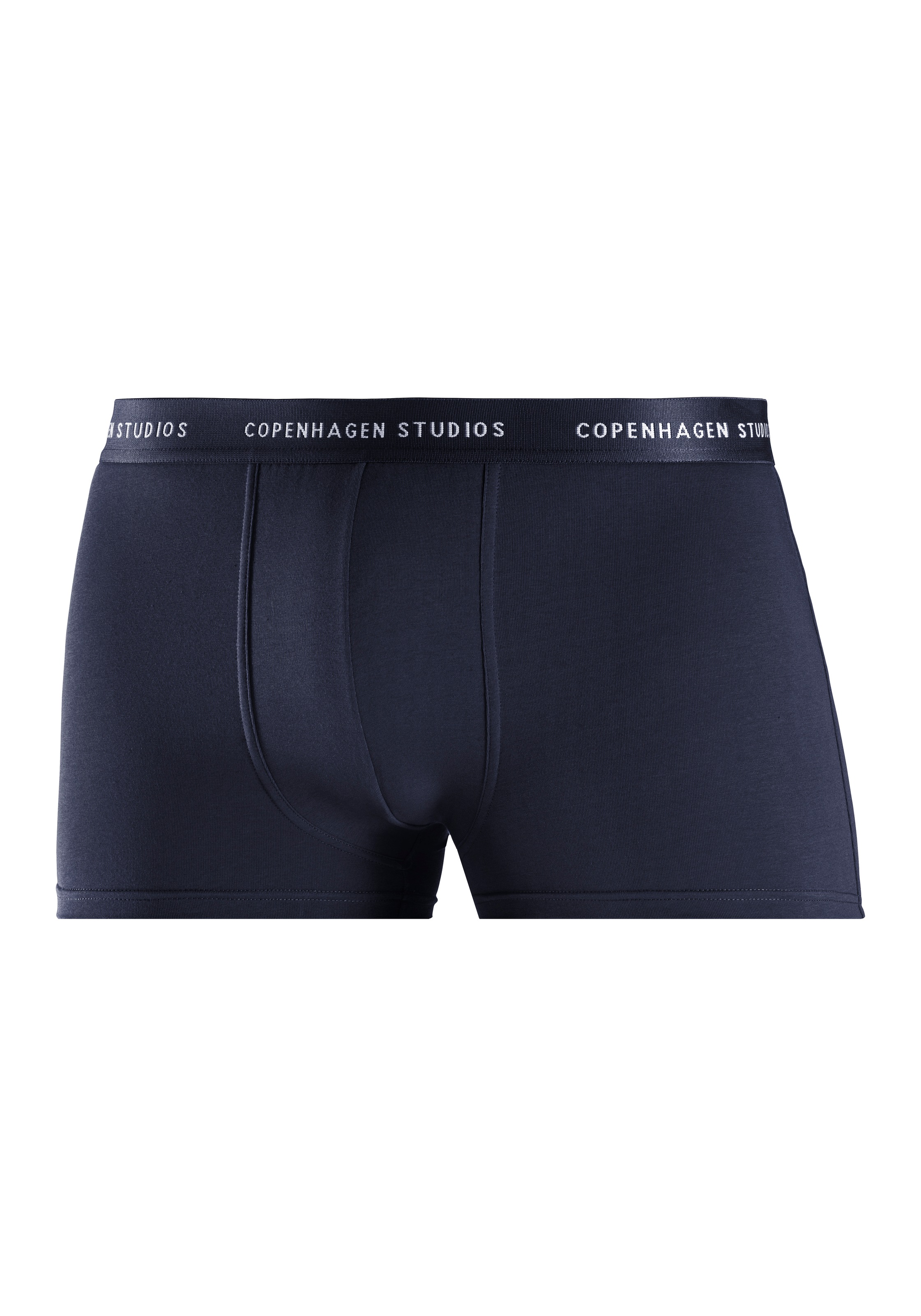 Copenhagen Studios Boxer »Boxershorts für Herren«, (3 St.), mit farbigem Logo-Bund