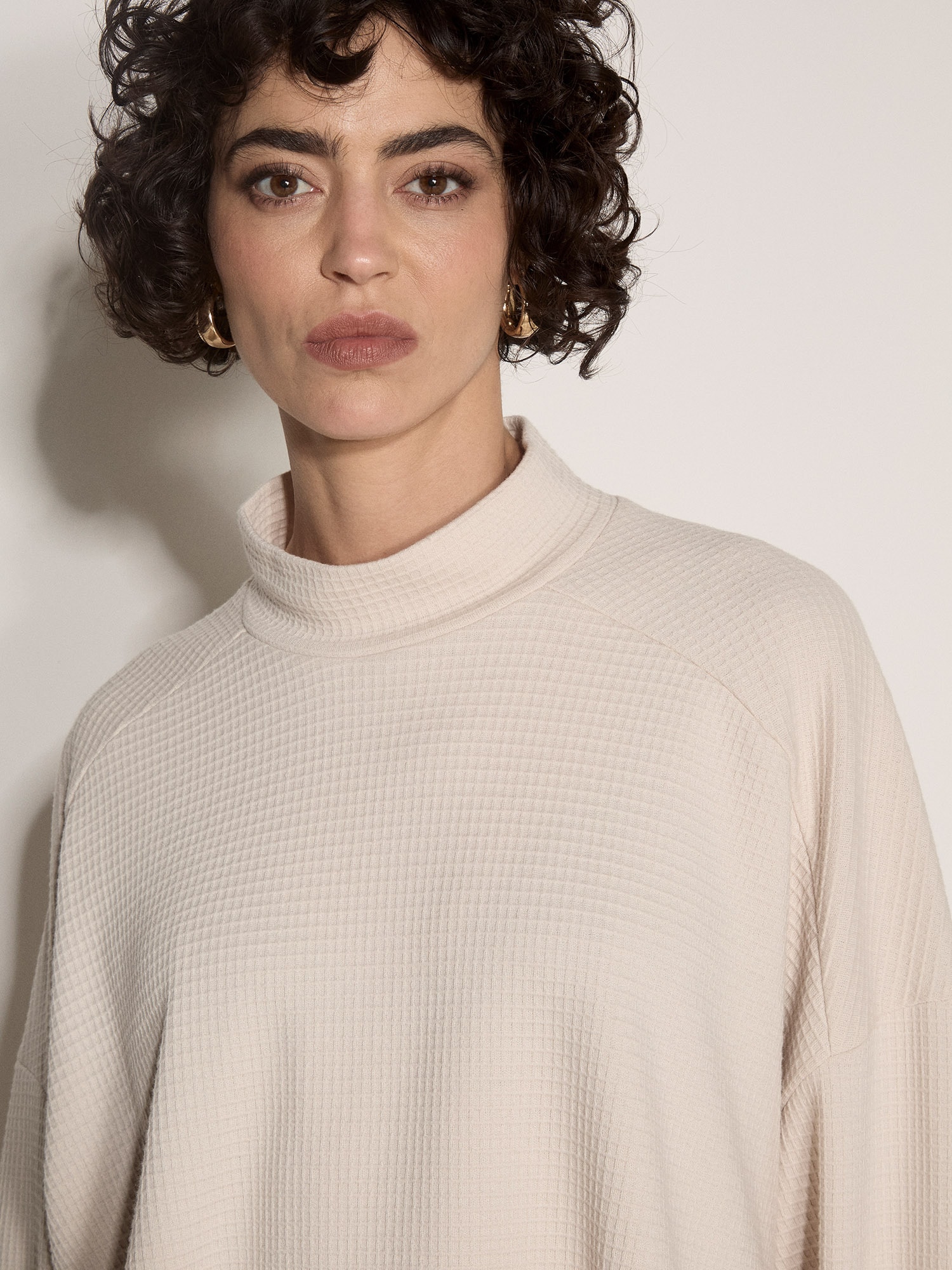 Apricot Tunikashirt »Oversize-Oberteil aus Jersey«