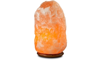 Salzkristall-Tischlampe »Rock«