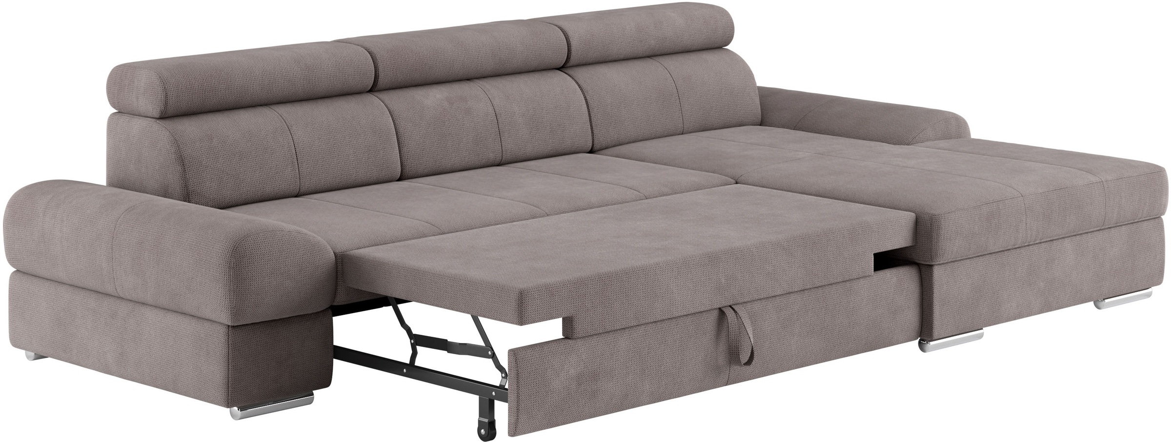 sit&more Ecksofa »Broadway L-Form«, inklusive Kopfteilverstellung, wahlweise mit Bettfunktion