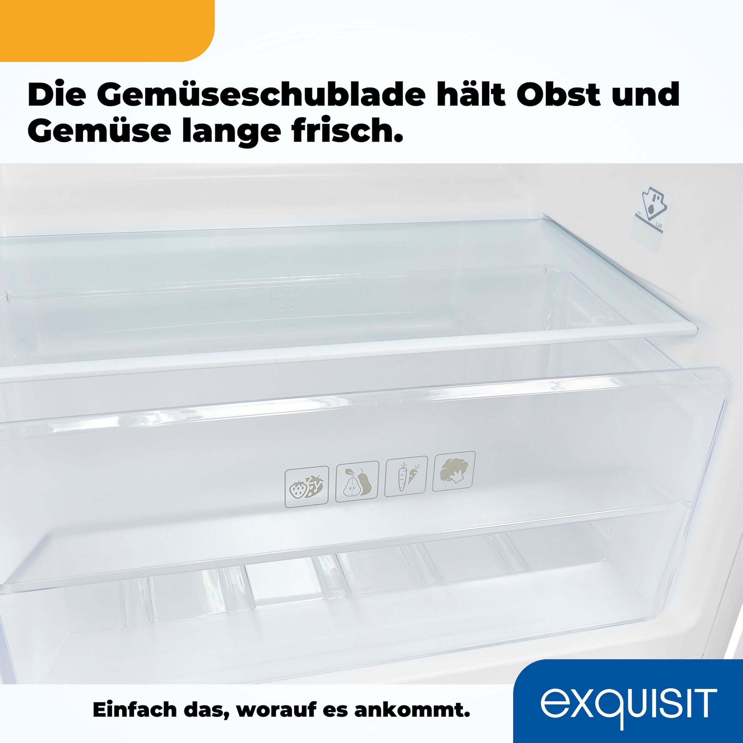 exquisit Kühl-/Gefrierkombination »KGC270-45-040E weiss«