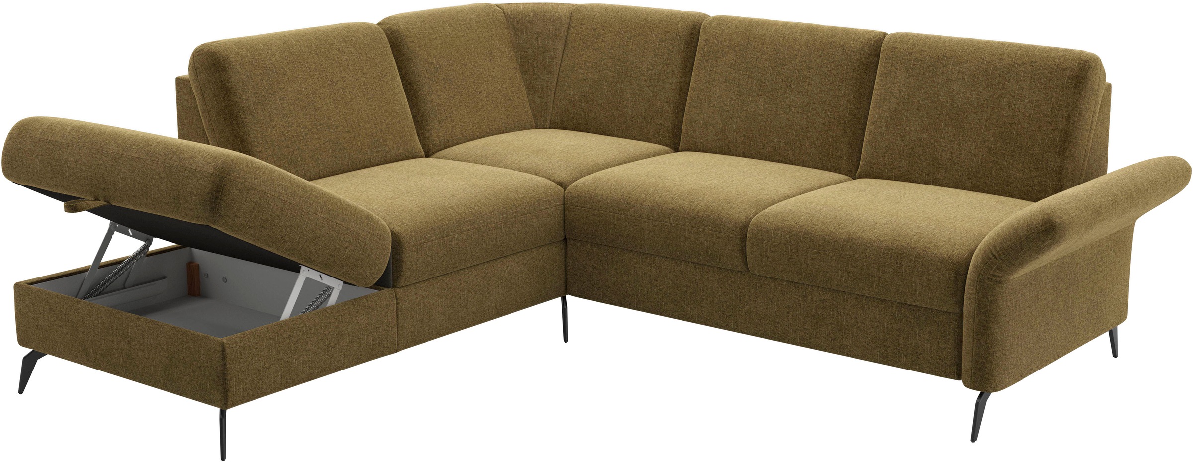 Home affaire Ecksofa »Rochelle«, wahlweise mit Bettfunktion, Bettkasten und Armteilverstellung