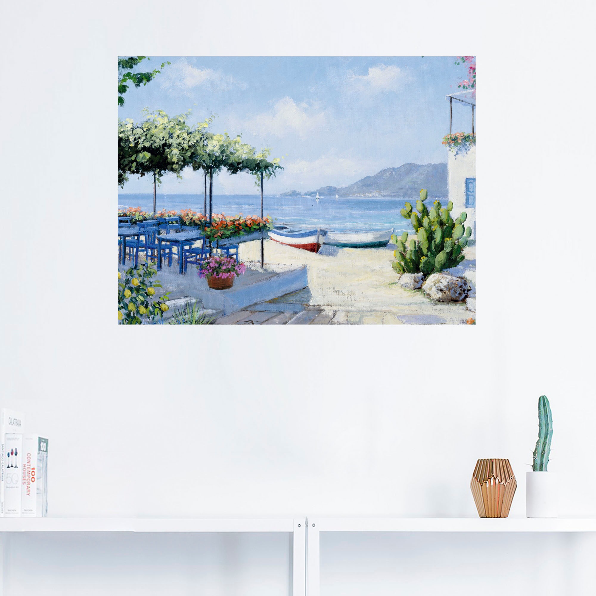 Artland Wandbild »Toller Meeresblick«, Gewässer, (1 St.), als Leinwandbild, Wandaufkleber in verschied. Größen