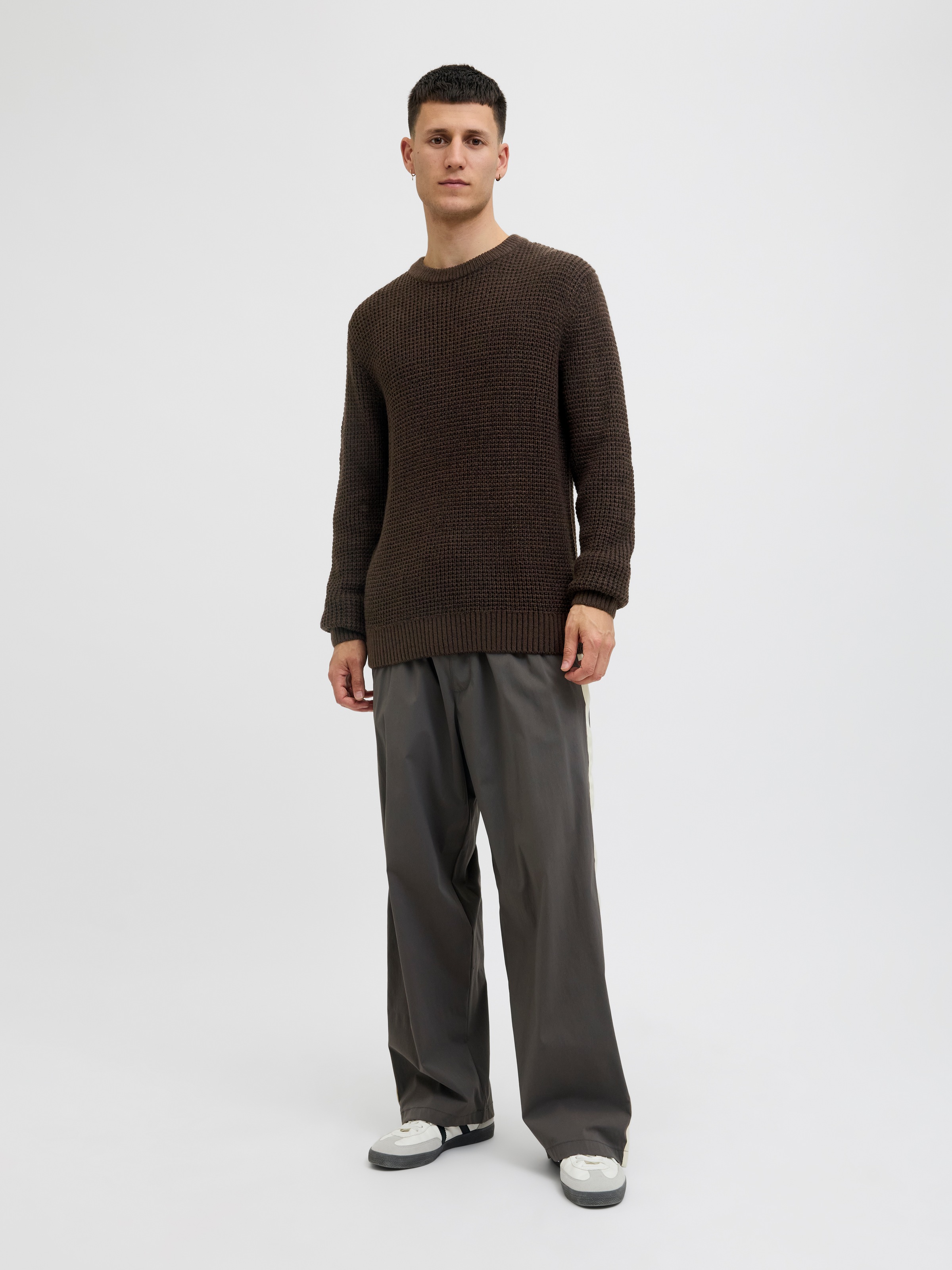 Jack & Jones Strickpullover »JJGLOBAL KNIT CREW NECK«